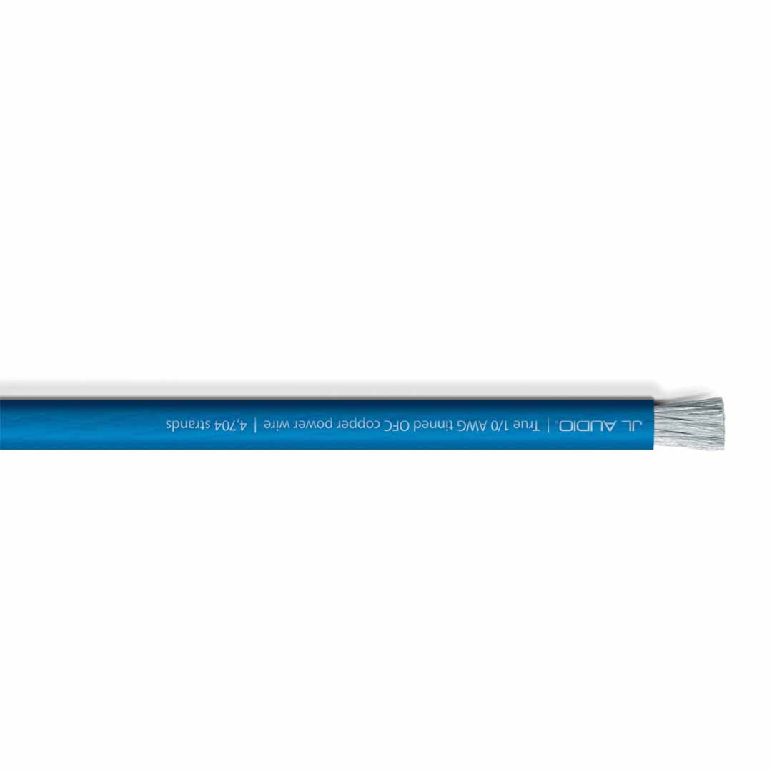 JL Audio XD BPW2 50 - 50ft Spool of 2 AWG Translucent Blue Power Wire for Car Audio, Marine & RV Electrical Systems | High-Performance Oxygen-Free Copper Cable