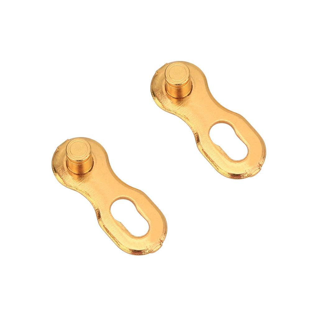 Silver Gold Bike Chain Link - Durable Steel Bike Chain Links for Bike Repair & Temporary Use - Perfect for Emergency Fixes & Roadside Repairs