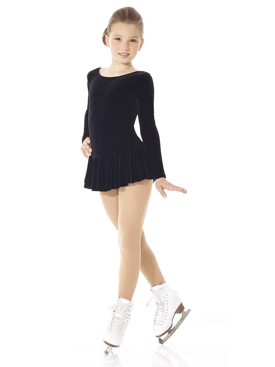 Girls Figure Skating Dress - Competition & Examination Ice Skating Costume for Ladies - Perfect for Ice Shows, Tests & Performances