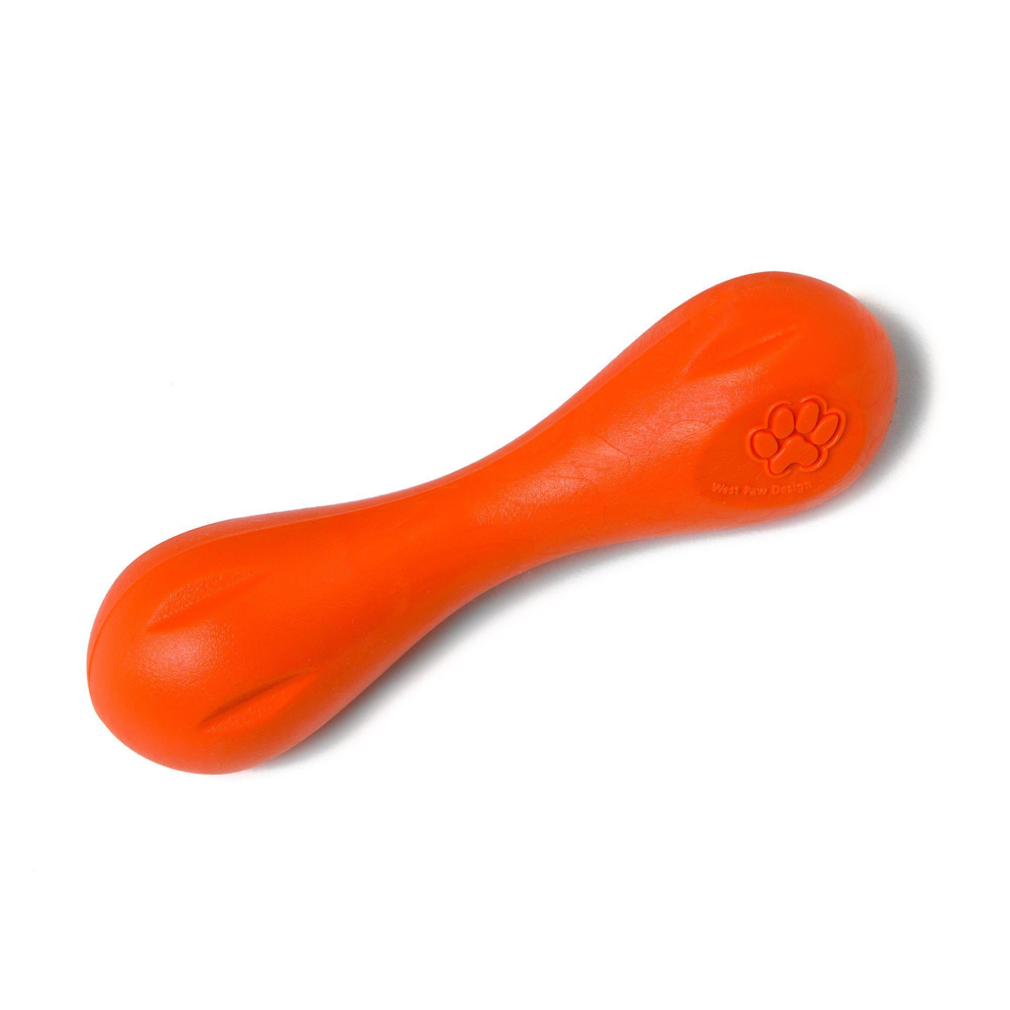 Hurley Tough Chewer 6 - Durable Dog Chew Toy for Aggressive Chewers, Tangerine Orange - Perfect for Large Breed Dogs & Puppy Teething Relief