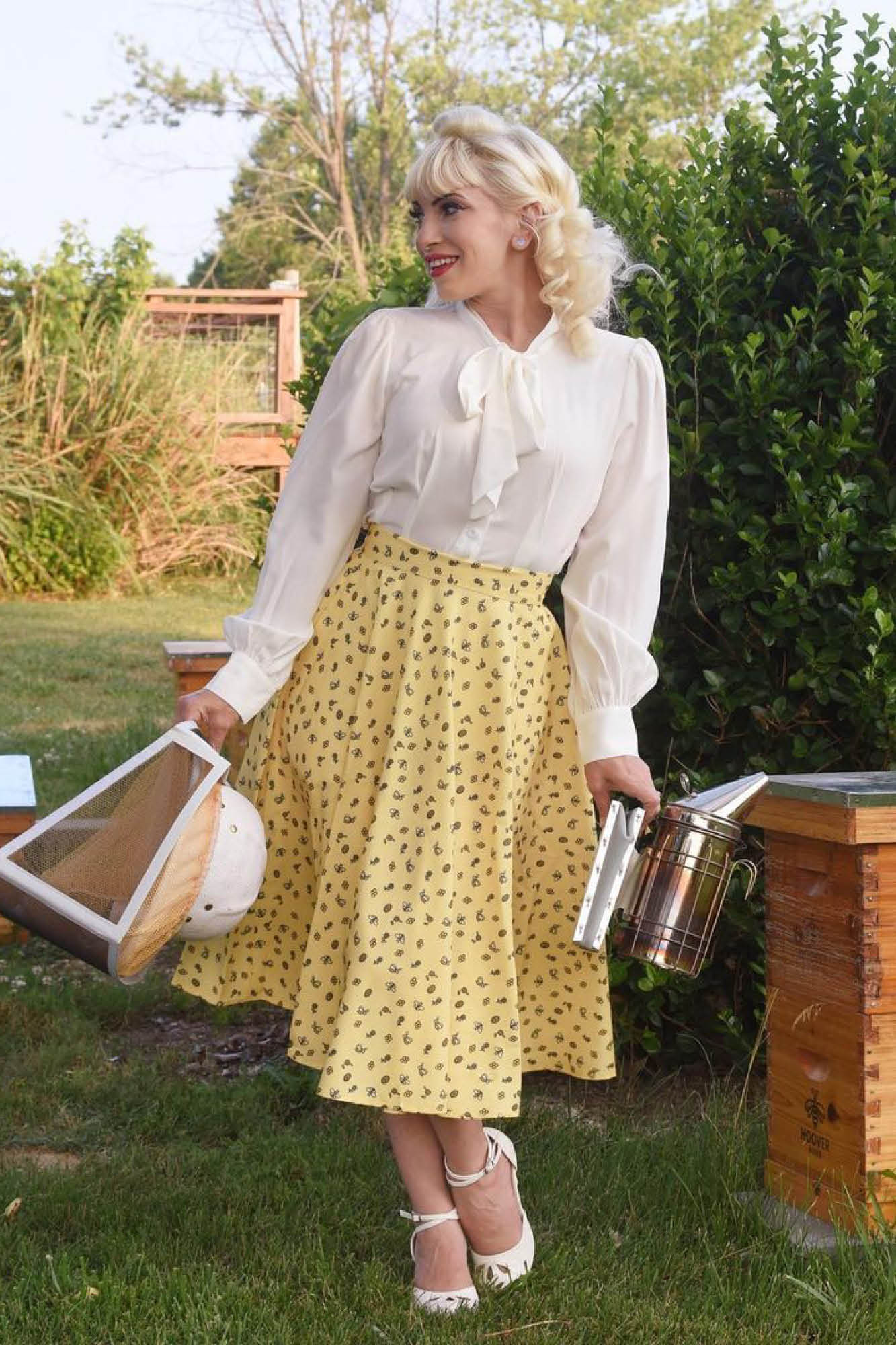 Annette Full Circle Skirt - Women's Flowy A-Line Swing Skirt with Elastic Waist | Perfect for Dances, Weddings & Casual Outfits