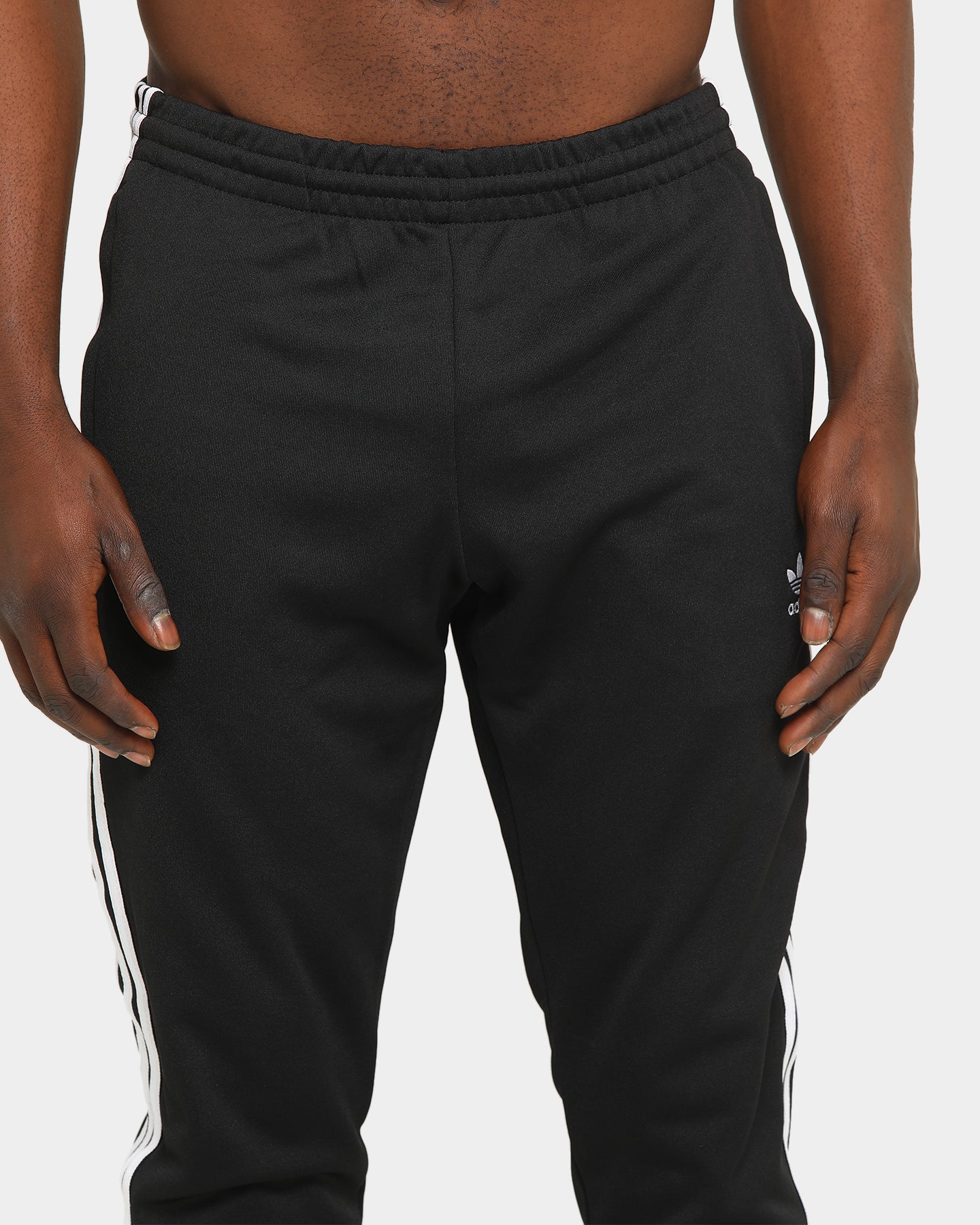 Adidas SST Track Pants for Men - Black & White Athletic Joggers for Running, Gym & Casual Wear