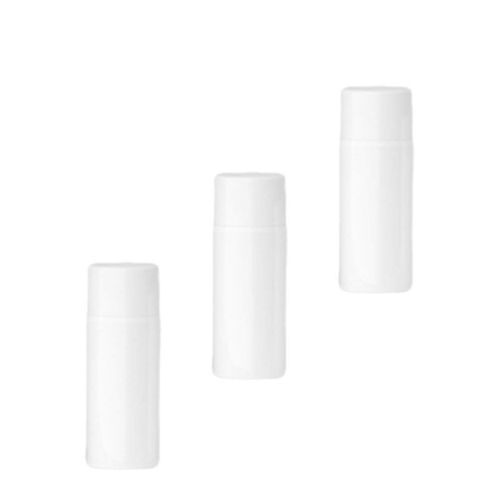 3pcs Cabilock Vacuum Pump Bottles for Lotion & Makeup - Clear Travel-Friendly Press Dispenser with White Pump (Ideal for Skincare, Cosmetics & Travel)