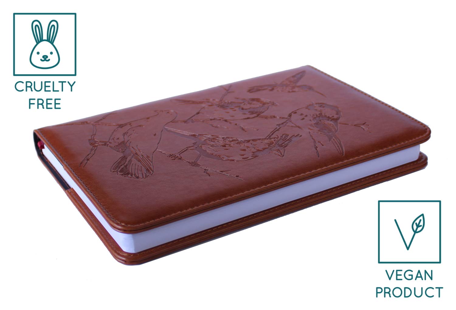 SOHOSPARK 6x8.7 Inch Refillable Vegan Leather Journal - Lined Writing Notebook for Women & Men | Perfect for Travel, Work, School & Creative Journaling