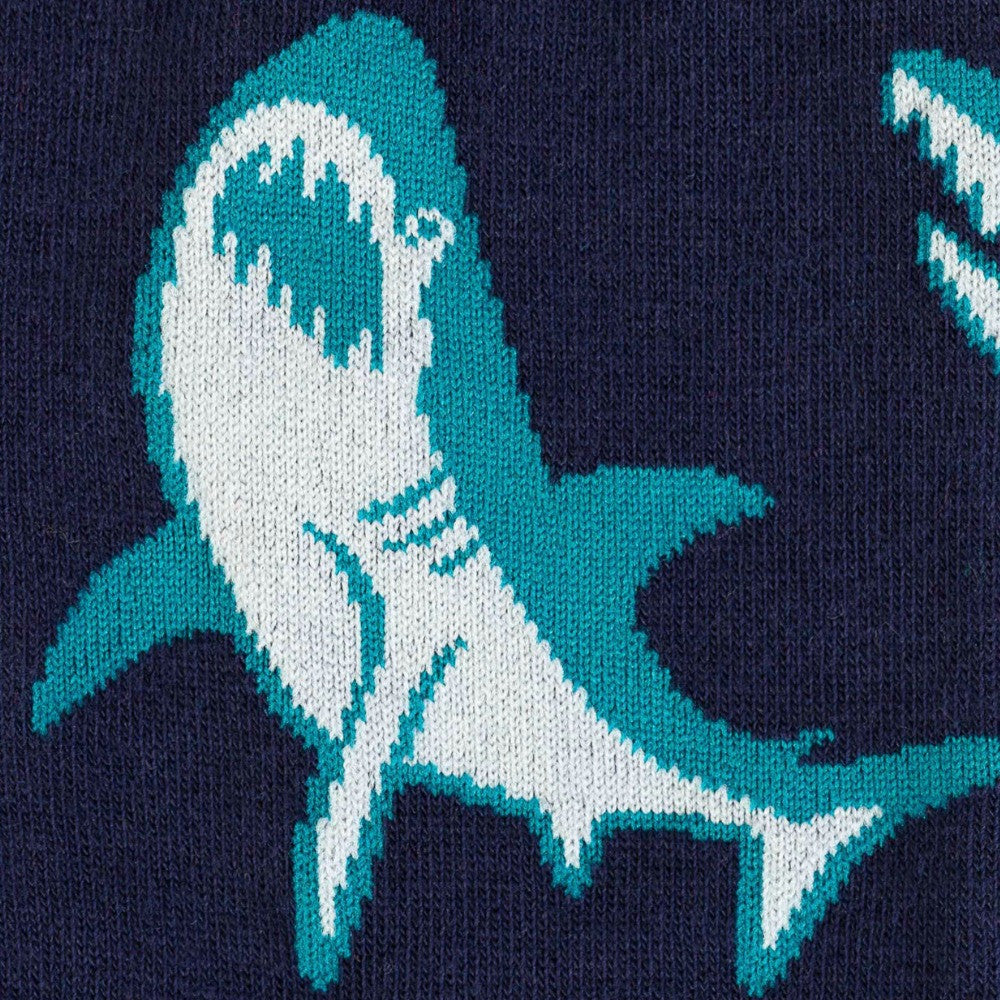Fun Shark Attack Knee High Socks for Teens - Cute & Comfortable Junior Socks for School, Cosplay & Everyday Wear