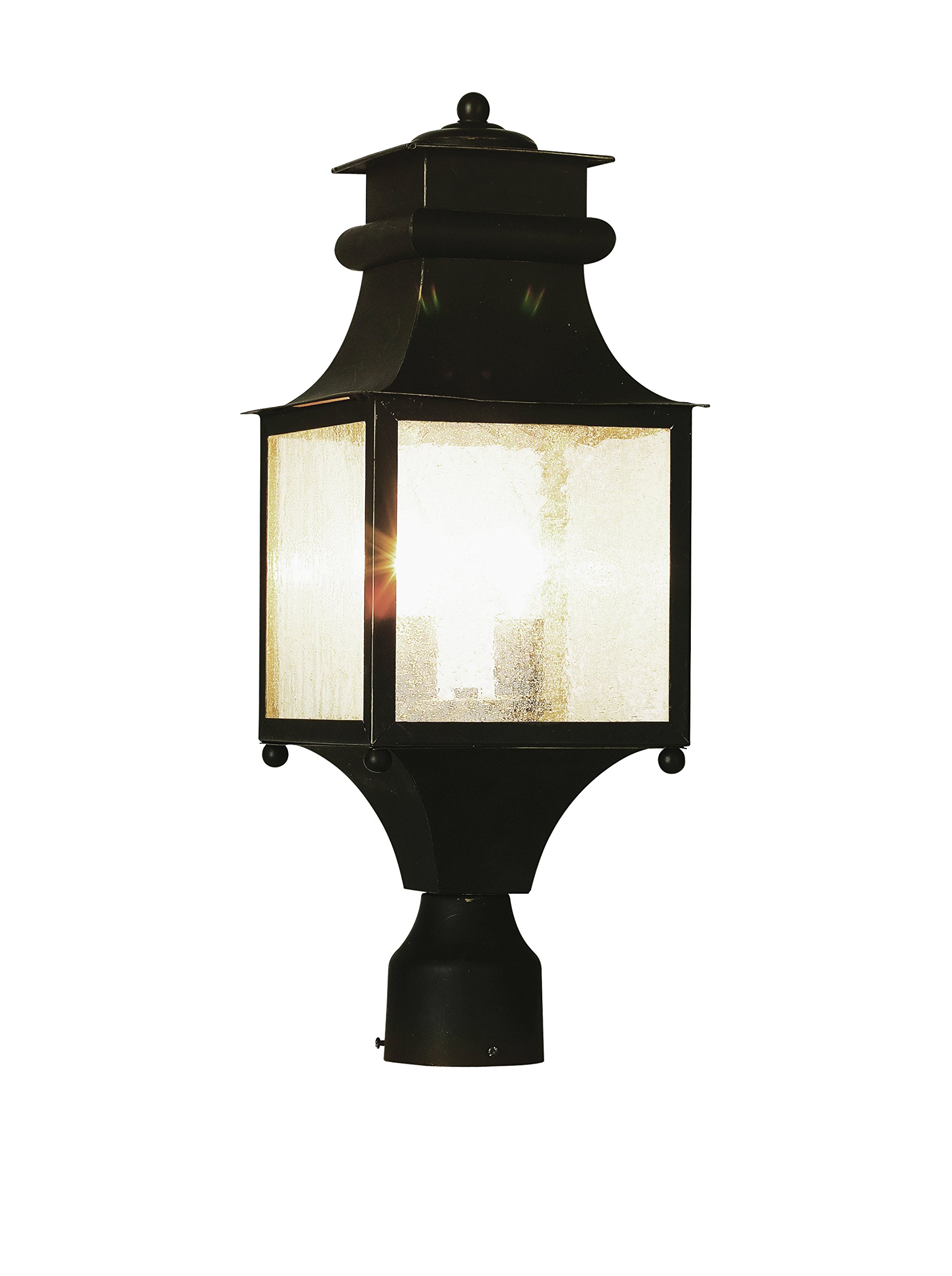 Trans Globe Lighting TG45634 WB Traditional Two Post Mount Outdoor Lantern - 20.5