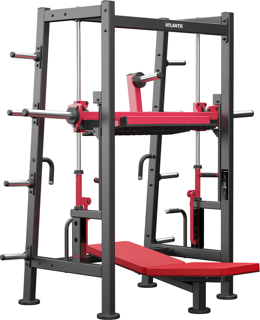 ATLANTIS Professional Vertical Leg Press Machine for Home & Gym - Build Lower Body Strength for Squats, Leg Workouts & Fitness Training