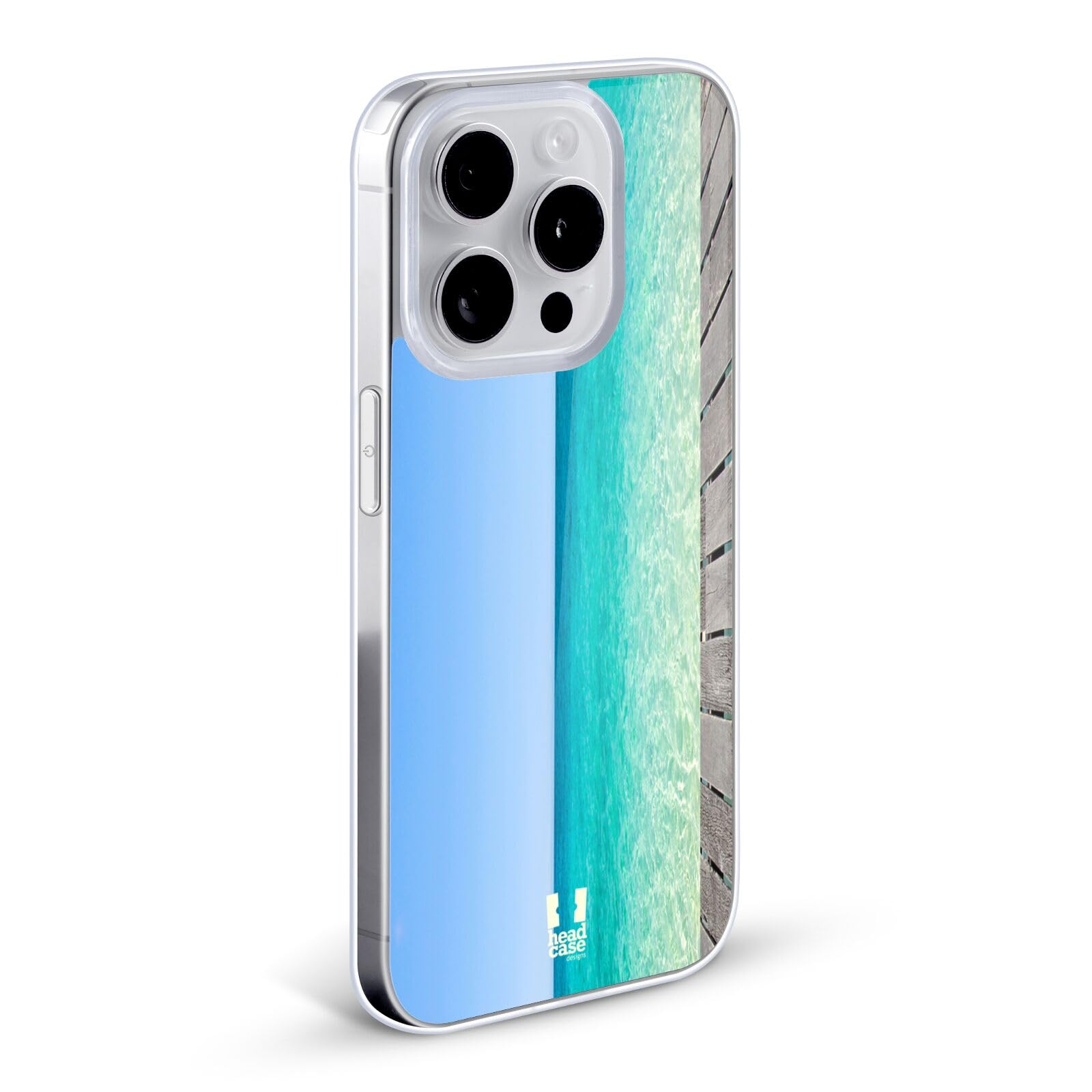 Blue Sea and Sky Serenity iPhone 11 Pro Case - Soft Gel Phone Cover with Beautiful Beach Design | Perfect for Vacation, Travel & Summer Outings
