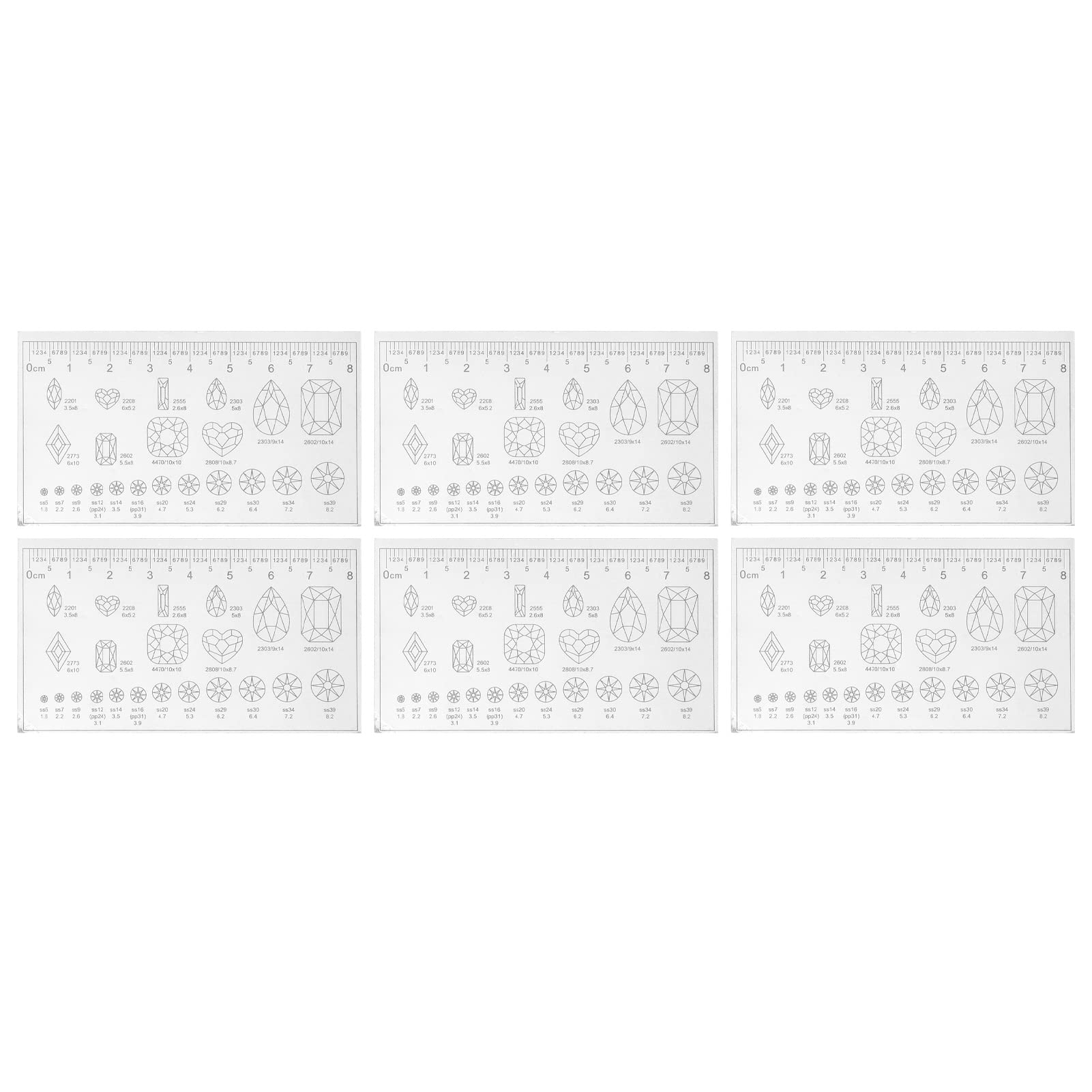 Precision Nail Art Ruler - Flexible Clear Measuring Scale for Professional Manicure & Nail Design | Perfect for Salon, DIY Nail Art, and At-Home Nail Care