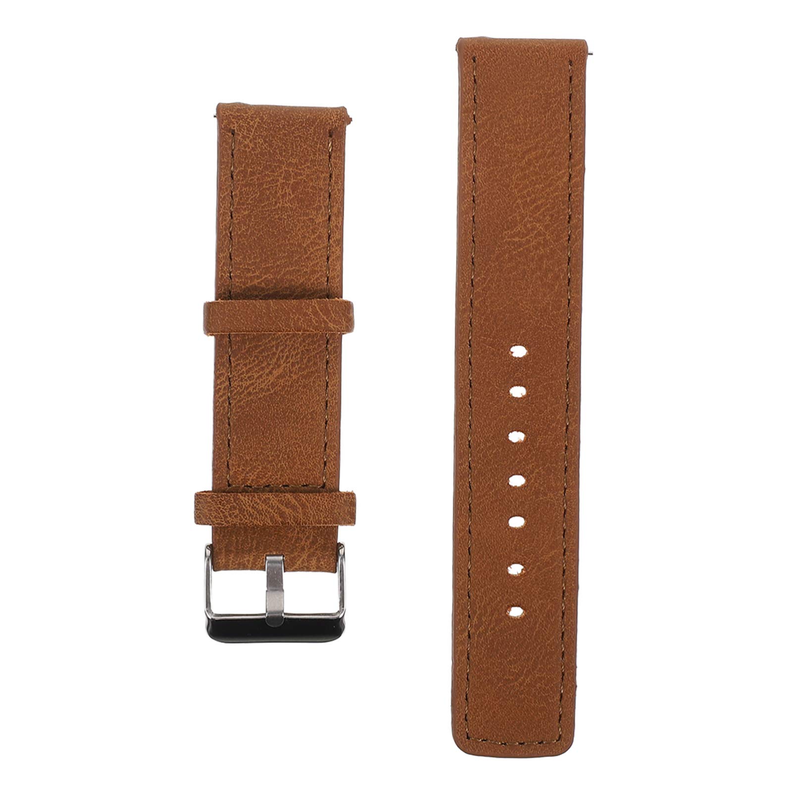 UKCOCO Leather Watch Bands for Xiaomi Haylou LS02 - 20MM Quick Release Vintage Straps for Men & Women | Perfect for Casual & Office Wear