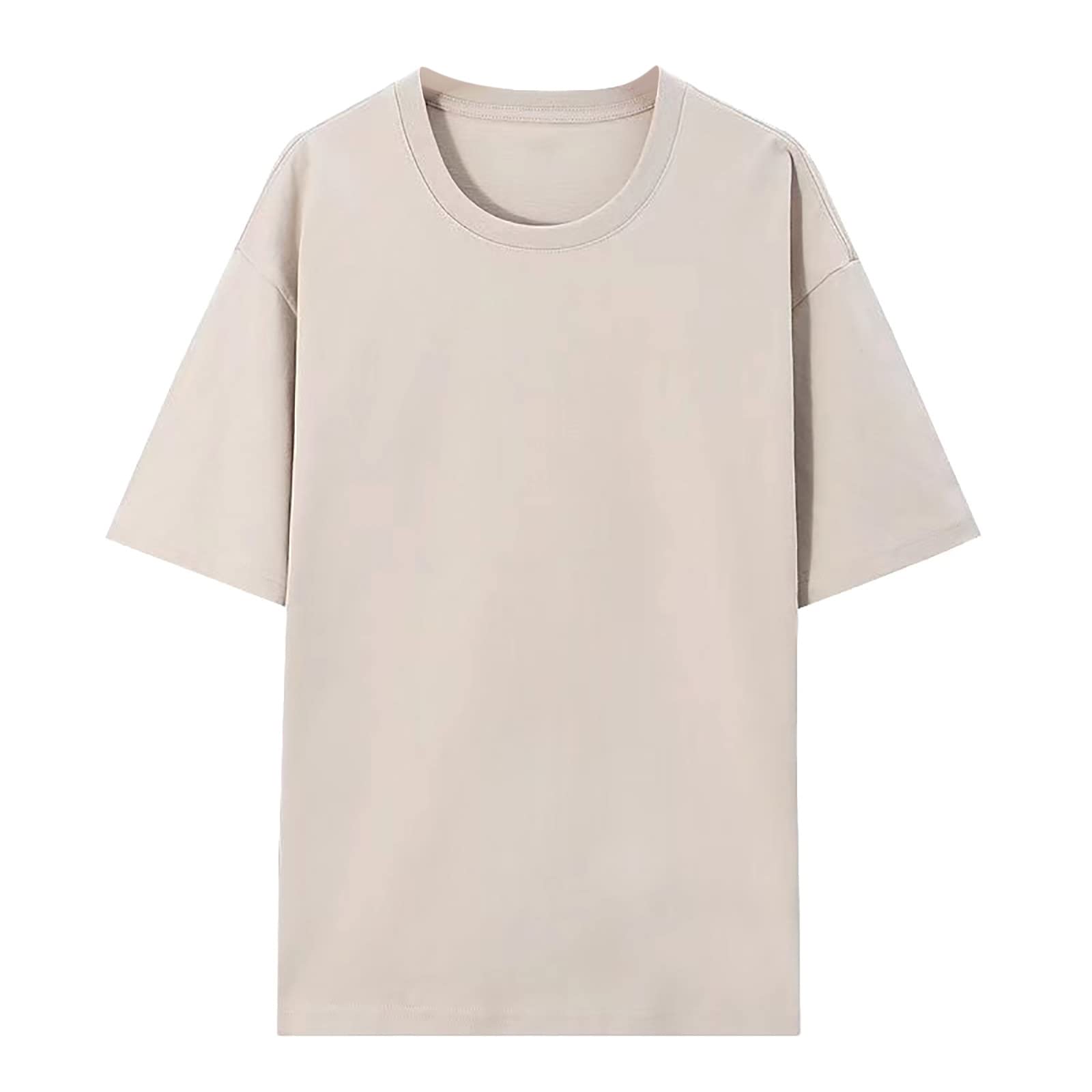 Comfy Unisex Summer T-Shirts for Women & Men - Loose Fit Short Sleeve Crewneck Basic Tees - Perfect for Lounge Wear, Casual Outfits & Everyday Comfort