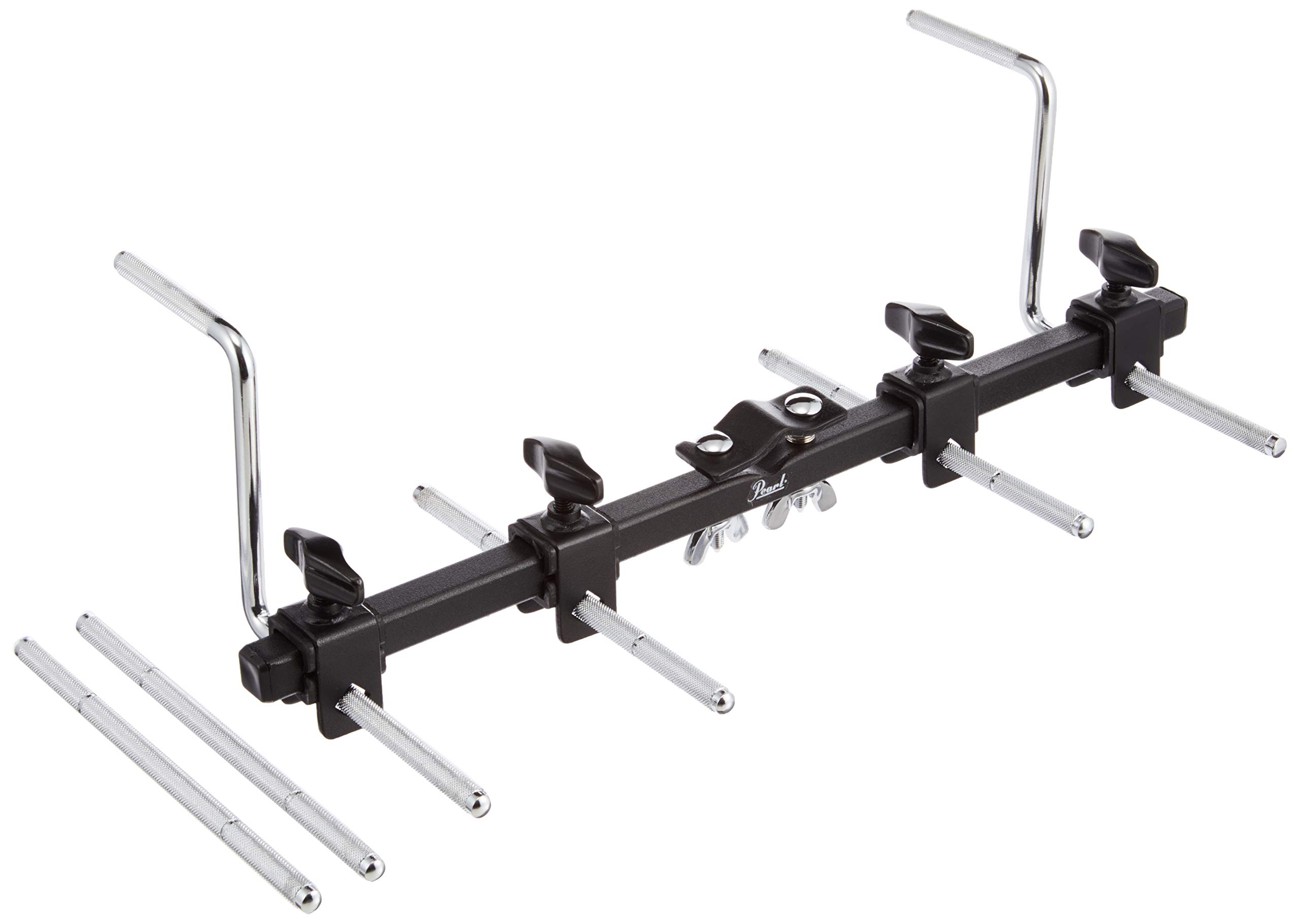 Pearl PPS-82 Black Percussion Rack - Premium Drum Hardware with Adjustable Height for Drum Kits | Perfect for Live Performances, Studio Recording & Drum Practice