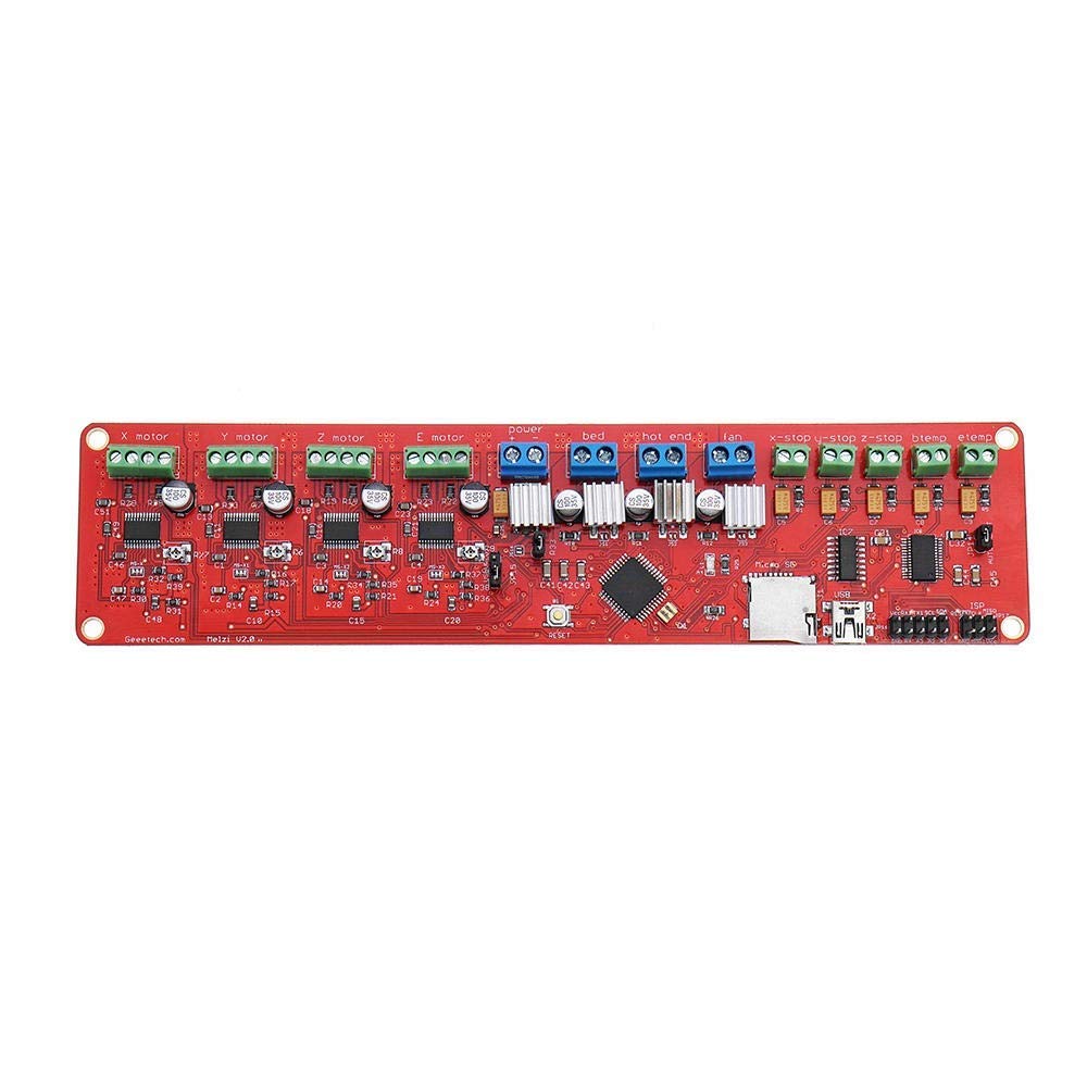 JF-XUAN 1284P Prusa I3 3D Printer Controller Board - Melzi 2.0 Mainboard Upgrade for DIY 3D Printing Projects | Perfect for Repairs & Custom Builds