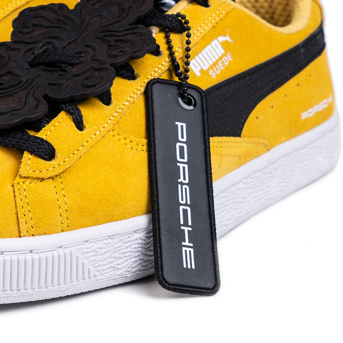 Limited Edition Porsche Legacy Suede Torque Sneakers in Sport Yellow - Premium Men's Running Shoes for Casual Wear & Sports Enthusiasts