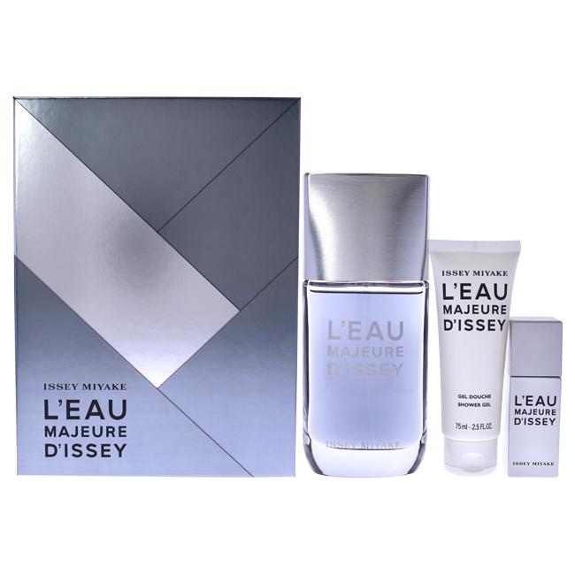 Issey Miyake L'Eau Majeure Gift Set for Men - Fresh Citrus Aromatic Cologne & Shower Gel - Perfect for Daily Wear & Special Occasions