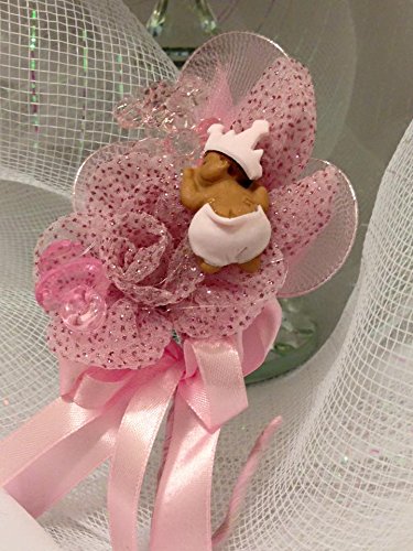 Ethnic Baby Girl Princess Corsage - Elegant Keepsake for Baby Showers, Gender Reveals & Mom-to-Be Gifts | Perfect for Newborn Celebrations & Special Occasions