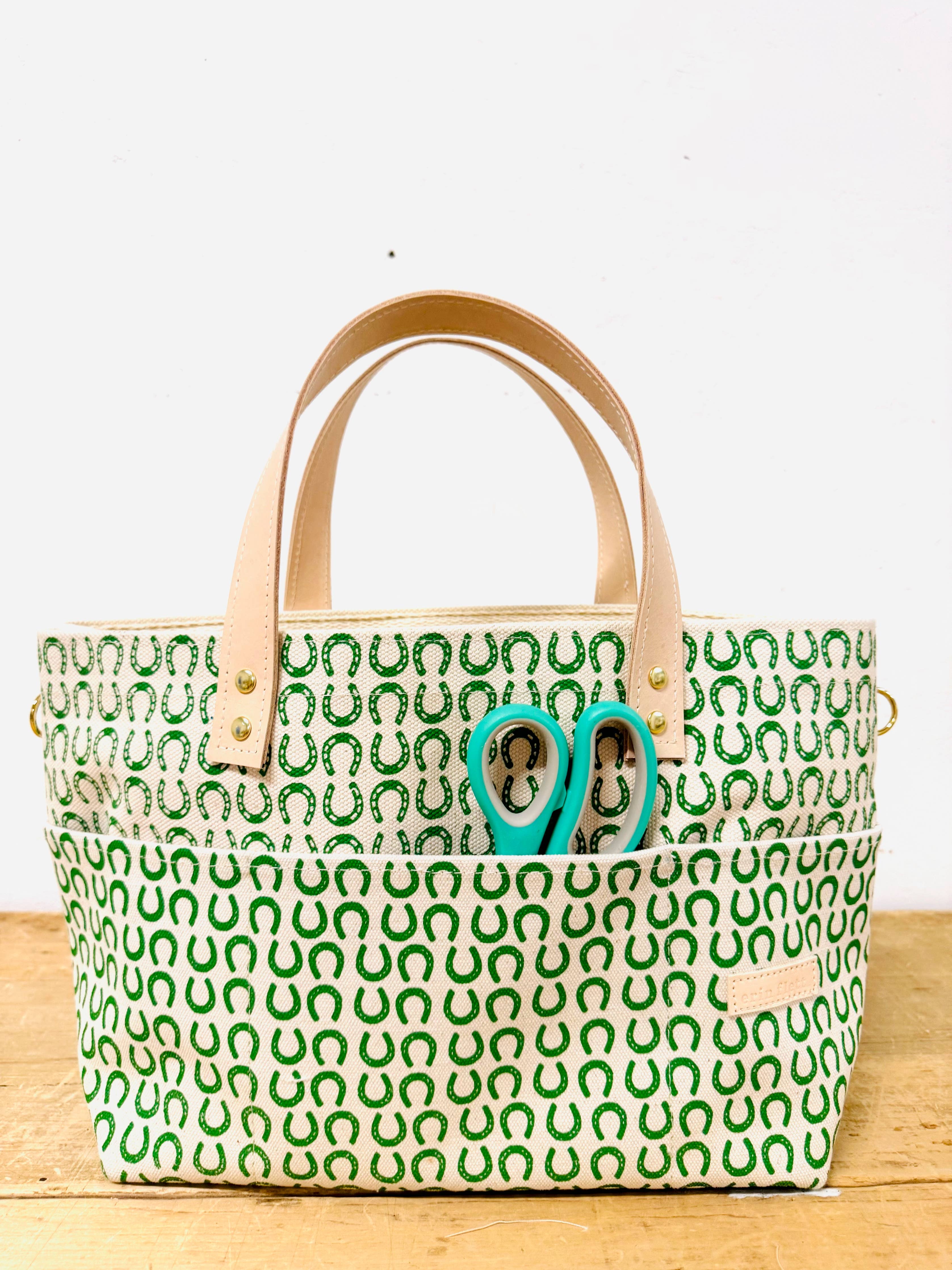 Erin Flett George Tote Bag - Stylish Horse Shoe Design Handbag for Women | Perfect for Work, Travel, and Everyday Use
