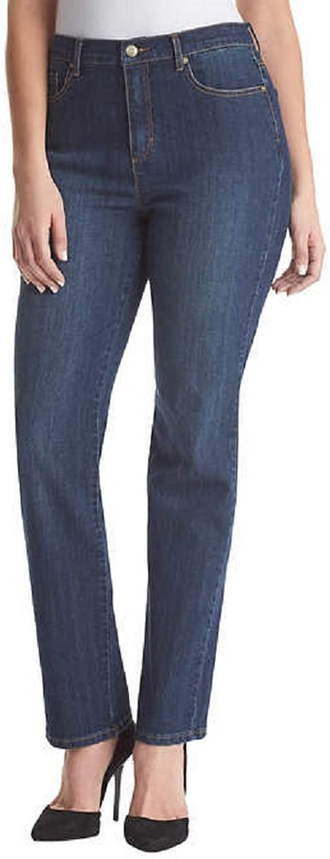 Gloria Vanderbilt Women's Amanda Stretch Denim Jeans - Portland Wash Size 18 Plus | Comfortable Plus Size Jeans for Casual Wear & Everyday Outfits