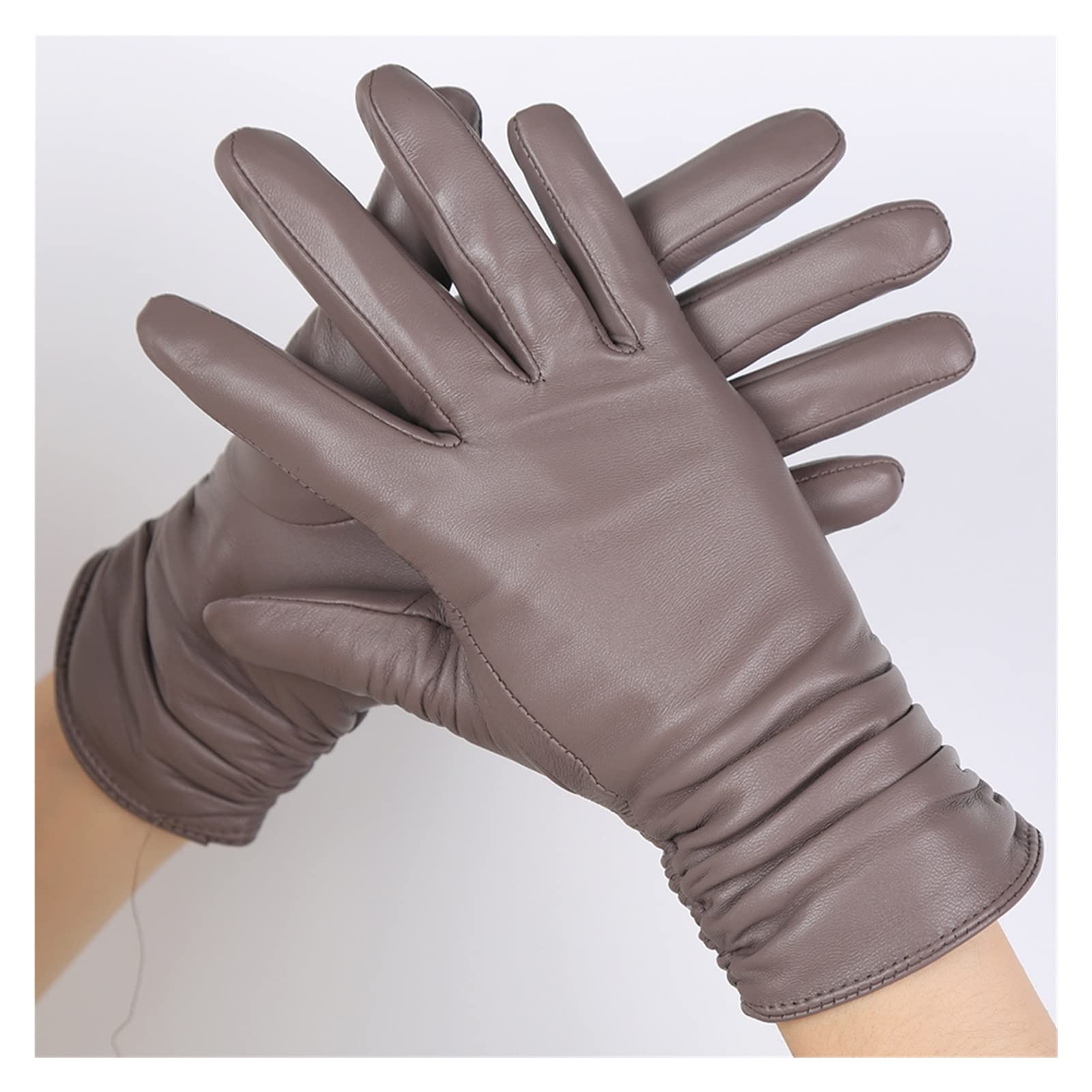 Premium Women's Genuine Leather Winter Gloves - Soft & Warm, Size 8.5, Color A - Perfect for Cold Weather, Outdoor Activities & Fashion Accessories