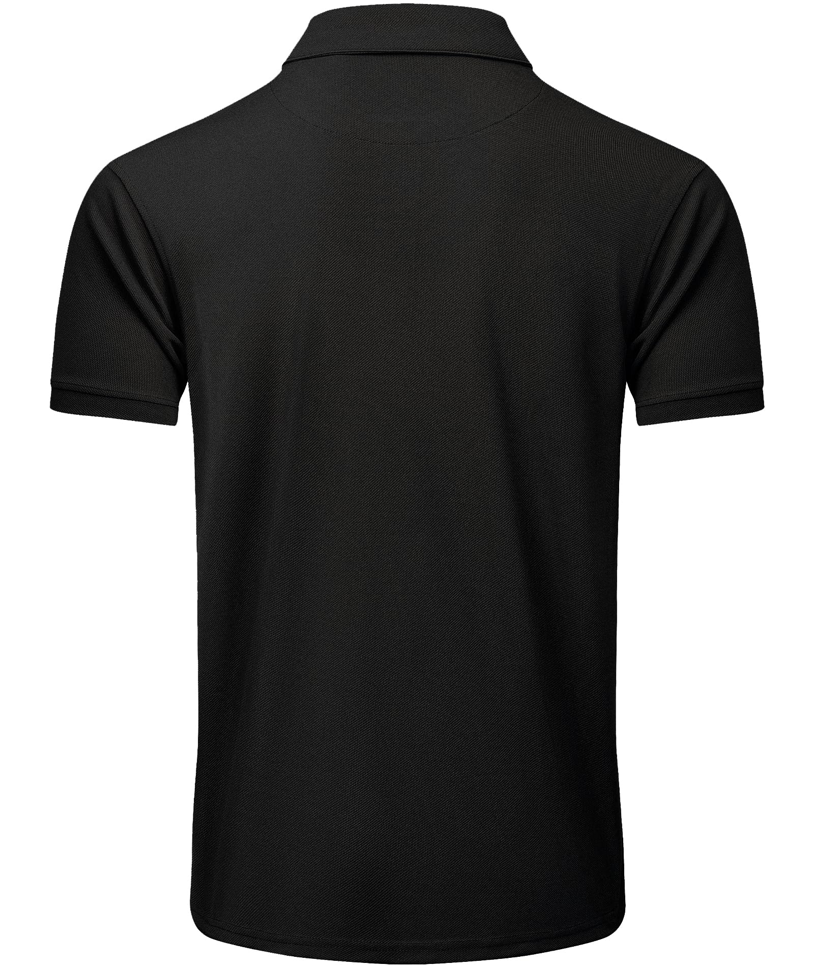ZITY 3 Pack Men's Quick-Dry Performance Polo Shirts - Moisture Wicking Golf & Casual Short Sleeve Shirts with Chest Pocket | Perfect for Golf, Tennis, Hiking & Summer Outdoor Activities