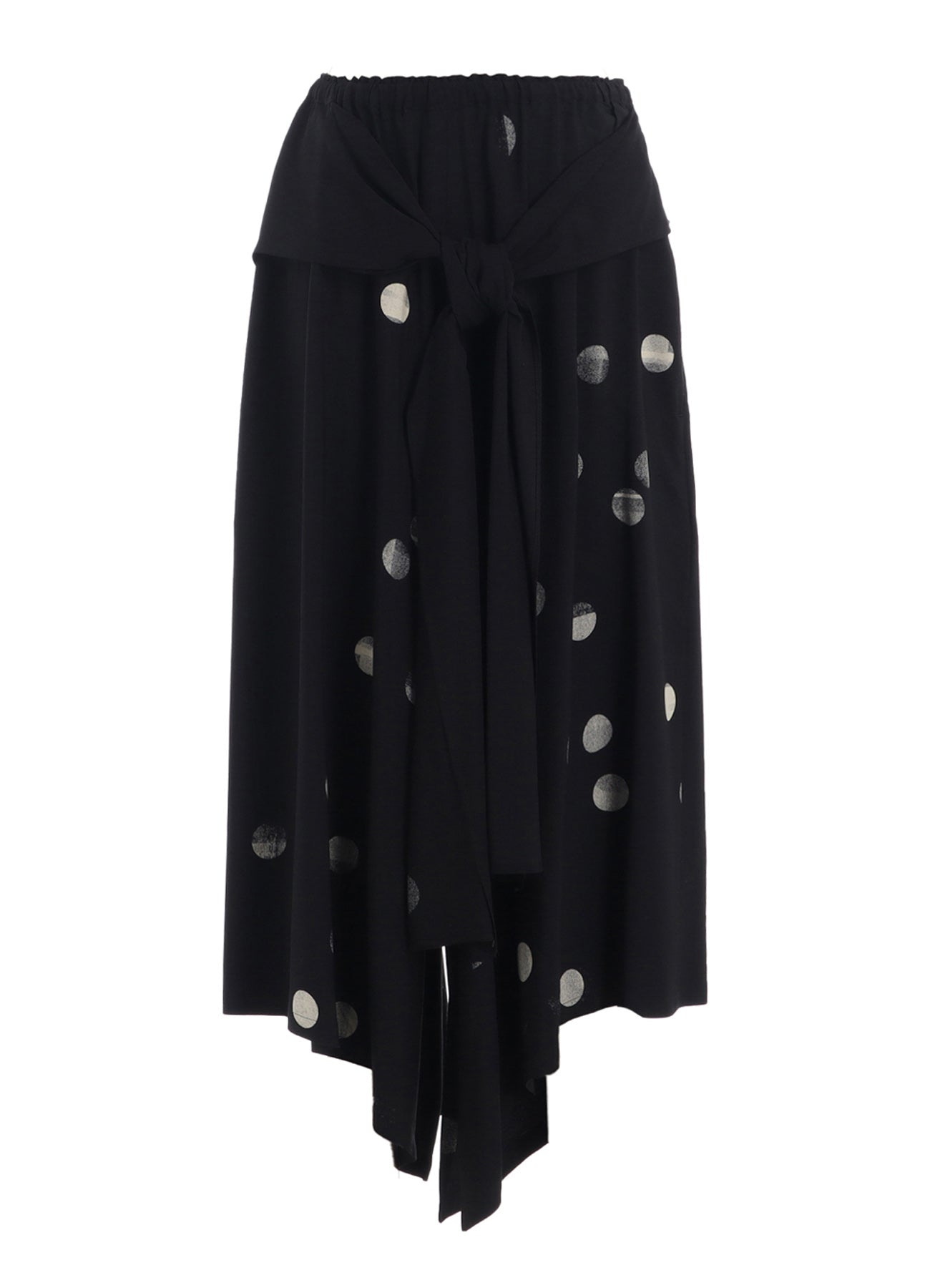 CU/RY Gabardine Dot Front Tied Pants - Stylish Women's Trousers for Office, Casual Wear & Travel