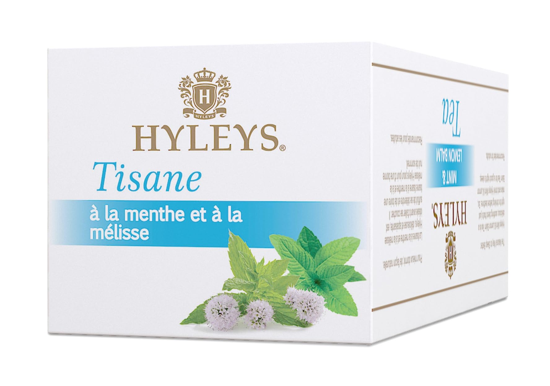 Hyleys Sleep Lemon Balm Herbal Tea - Relaxing Caffeine-Free Evening Tea for Stress Relief & Better Sleep - 100% Natural, Non-GMO, Gluten-Free, Dairy-Free, Sugar-Free - 25 Tea Bags - Perfect for Bedtime, Meditation & Relaxation