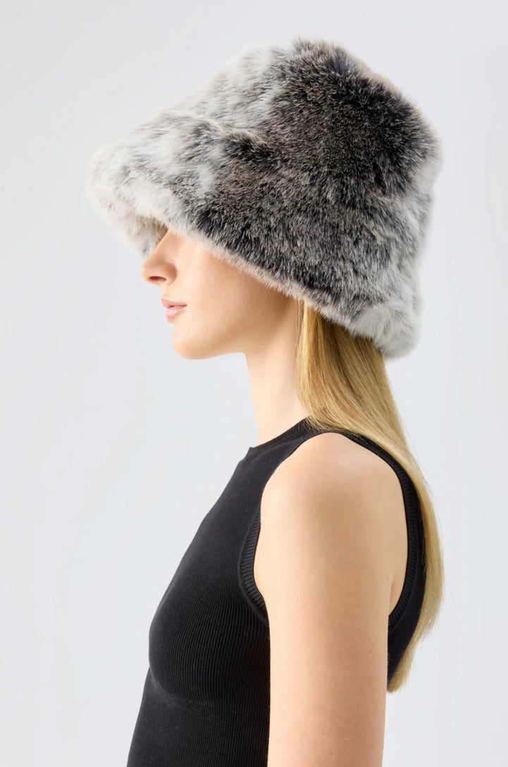 Yeoman Bucket Hat - Snow Leopard Print Sun Protection Outdoor Hat for Men & Women - Perfect for Hiking, Beach, and Summer Fashion
