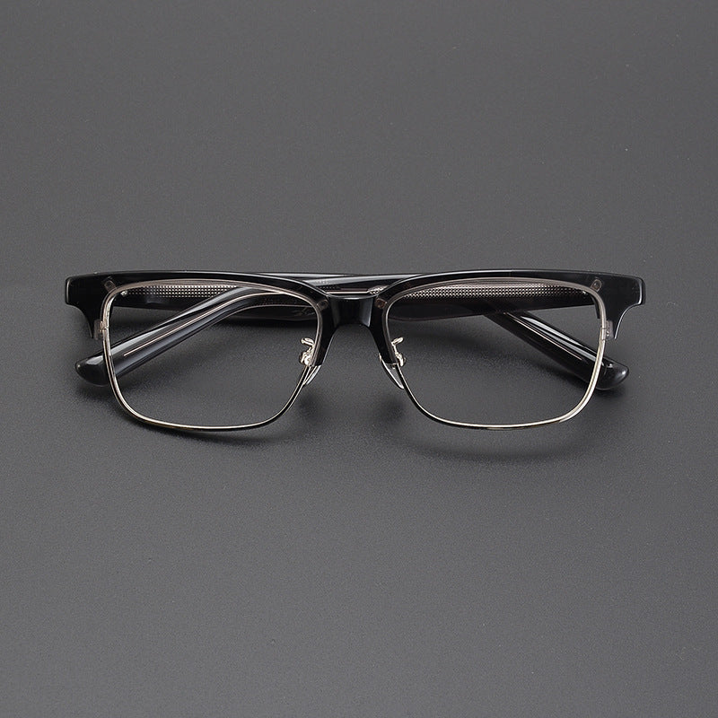 Stylish Acetate Square Glasses Frames SC9007 - Trendy Unisex Eyewear for Men & Women - Perfect for Work, Reading & Fashion Accessories