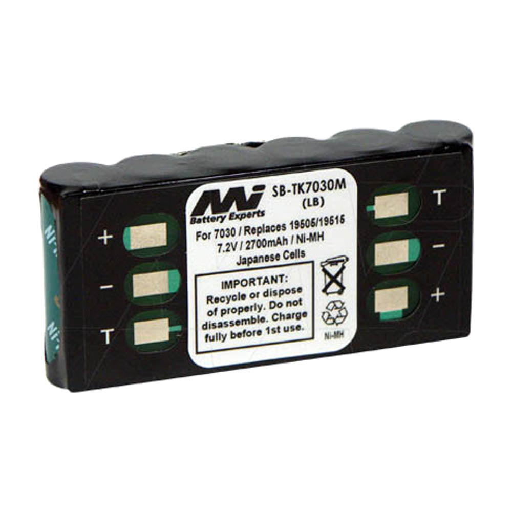 7.2V 2700mAh NiMH Rechargeable Battery for Handheld Scanners - Long Lasting Power for Police, Security & Barcode Scanners (Ideal for Extended Shifts & Field Work)