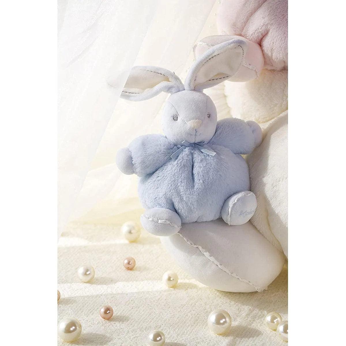 Kaloo Chubby Rabbit Plush Toy - Soft Stuffed Animal for Babies & Kids | Small Size, Baby Blue | Perfect Nursery Decor, Baby Shower Gift & Comfort Toy