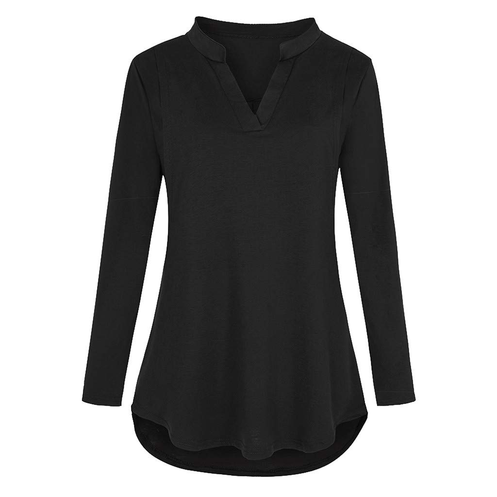 Comfortable Long Sleeve Maternity Tops for Breastfeeding - Soft Cotton Nursing Blouse for Pregnant Women (Multiple Colors) - Perfect for Work, Daily Wear & Nursing Comfort