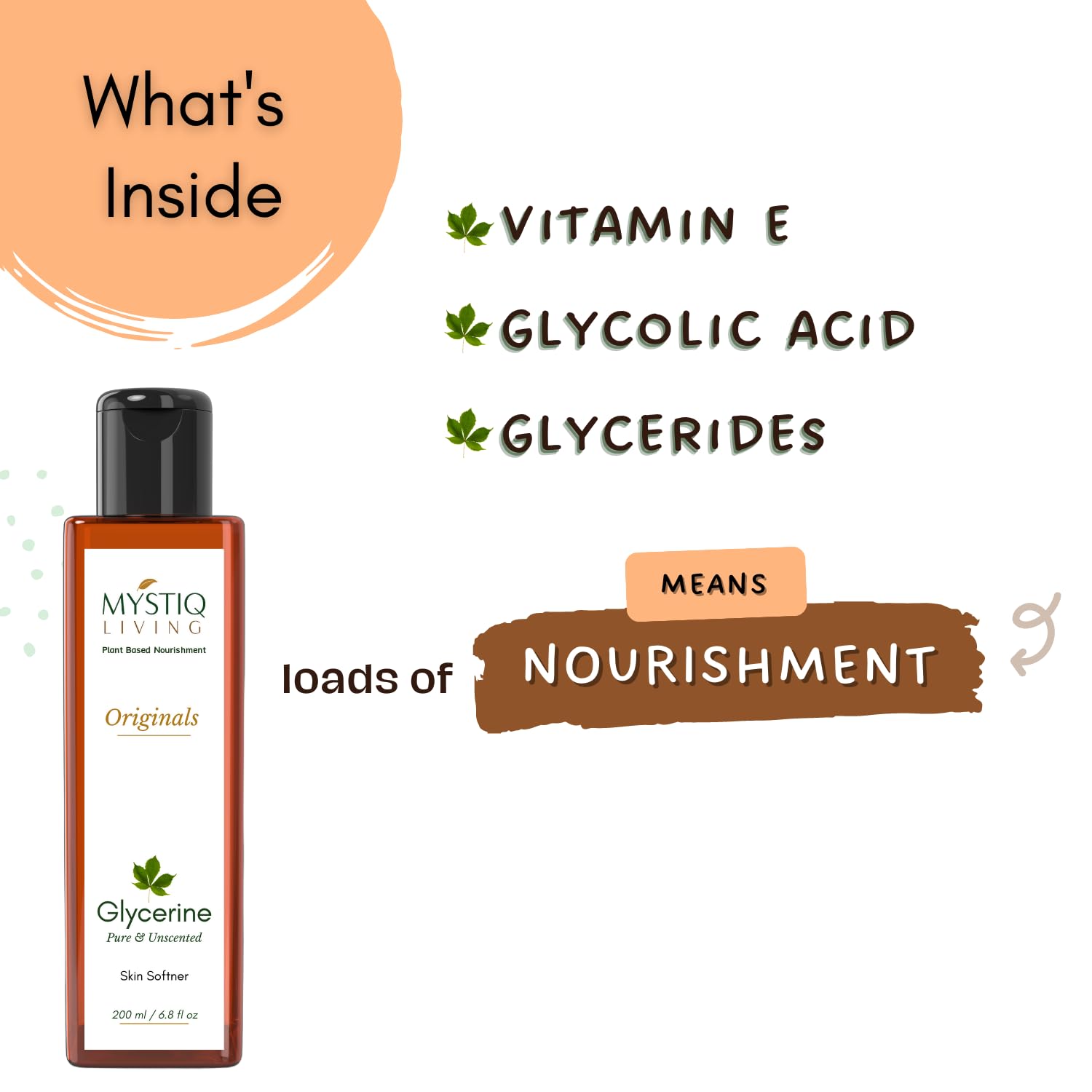 Pure Plant-Based Glycerin for Face, Skin & Body Care - 200ml Unscented Vegan Moisturizer | Hydrating Serum for Dry Skin, DIY Beauty Recipes & Natural Skincare Routine