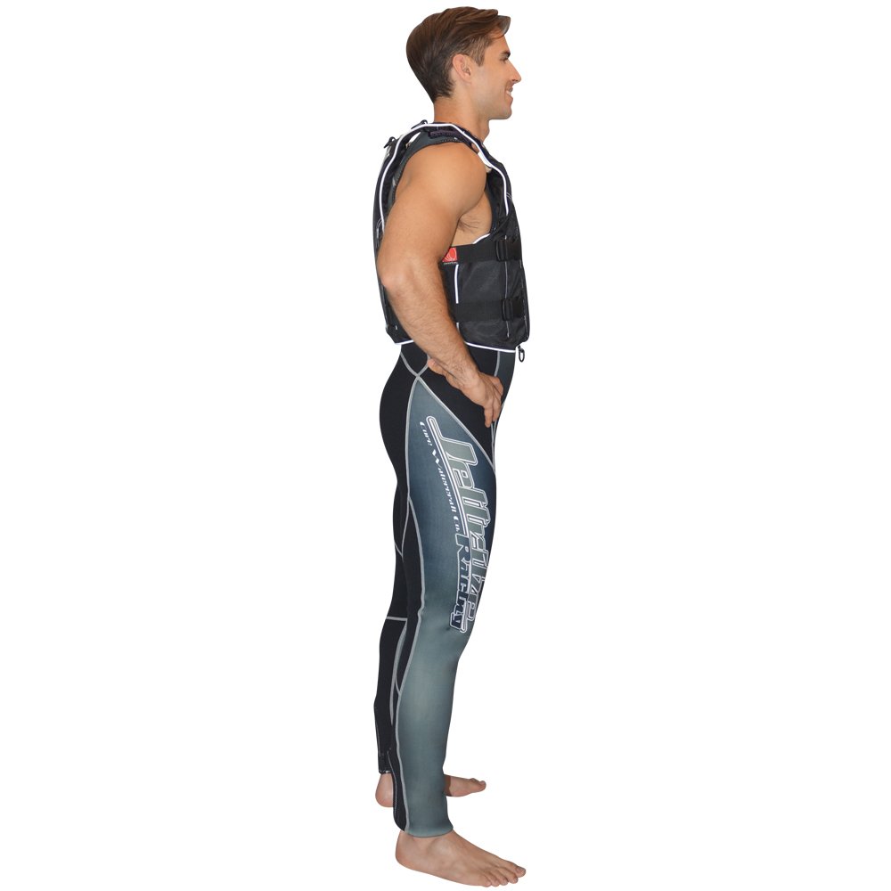 RS-16 Side-Entry Impact Vest for Jet Ski Racing - Black Competition Safety Vest | Water Sports Protective Gear for Closed Course Racing & High-Speed Performance