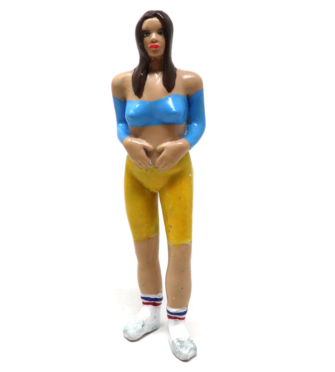 Dirty Socks Girl - Blue and Yellow Striped Socks for Women | Trendy Fashion Socks for Casual Wear, Sports & Gifts