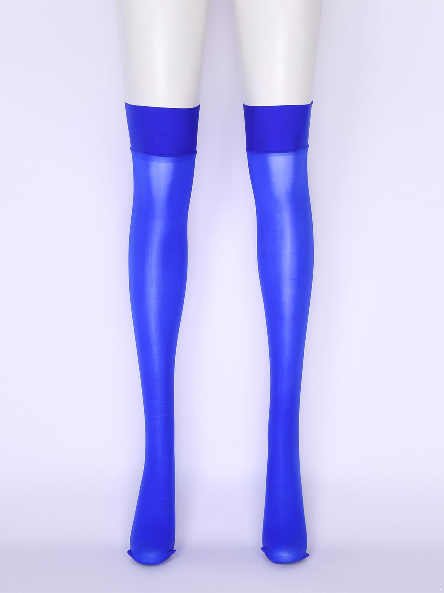 YiZYiF Women's Silk Ultra Thin Thigh High Stockings - Smooth Over The Knee Socks & Long Tights for Elegant Outfits, Date Nights and Office Wear