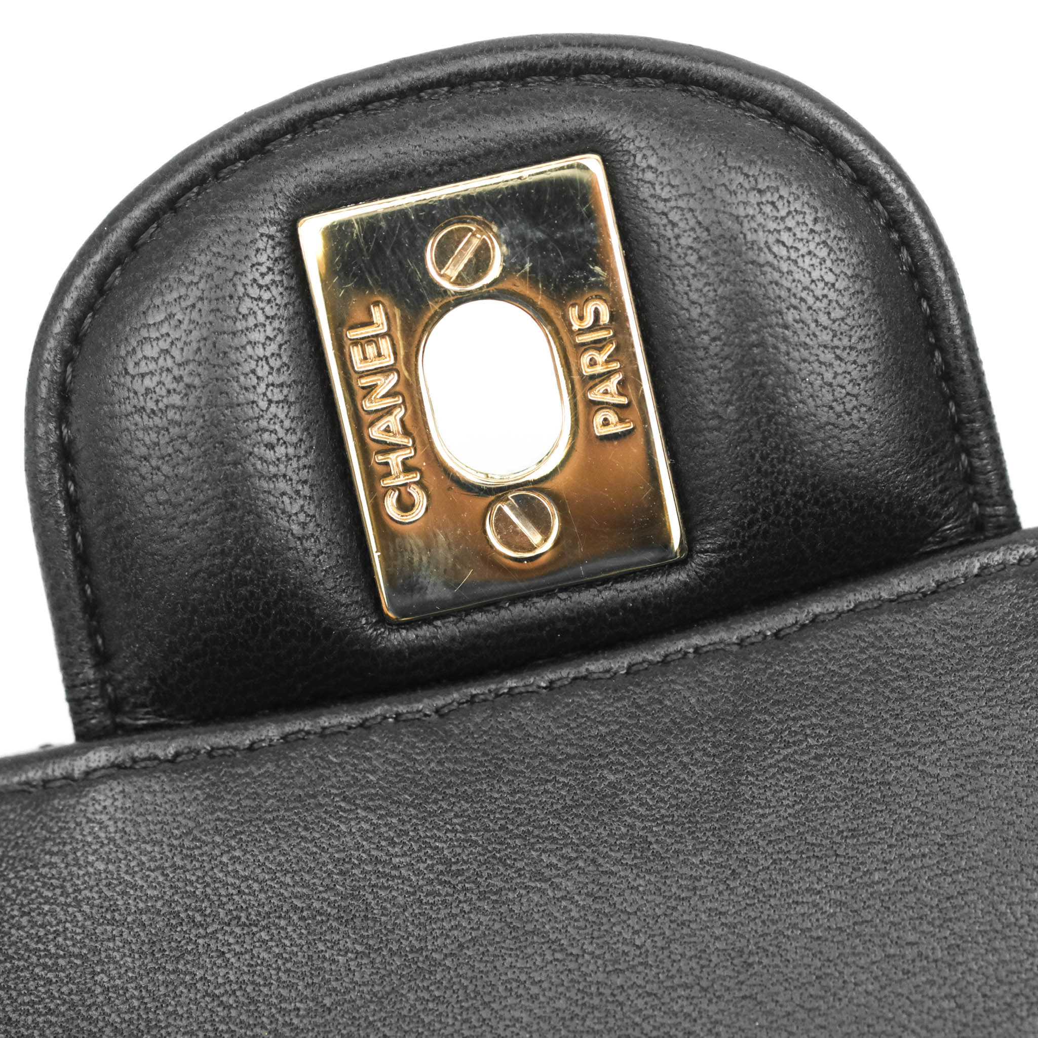 Chanel Chevron Mini Rectangular Flap Bag in Black Lambskin Leather with Gold Hardware - Luxury Crossbody Purse for Women, Perfect for Evening Events & Date Nights