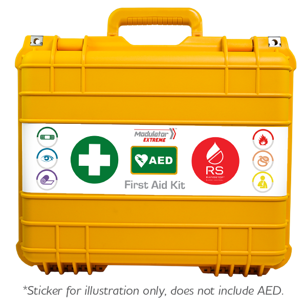 MODULATOR EXTREME Waterproof First Aid Kit - Emergency Trauma Medical Supplies for Outdoor, Camping, Hiking & Survival - Compact & Durable