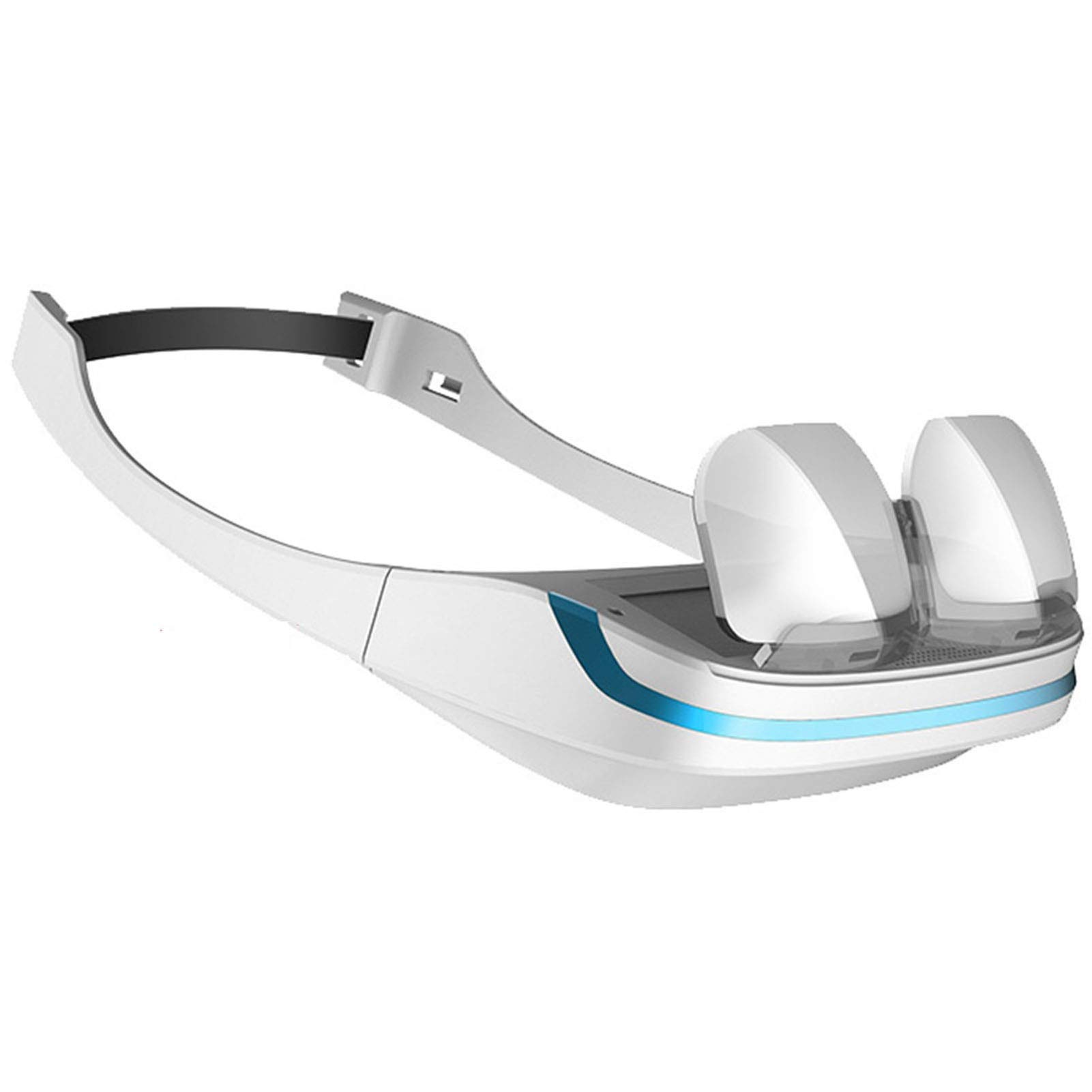 JYMENLING VR Headset - Virtual Reality Goggles for 3D Gaming & 360 Movies | Comfortable All-in-One VR Glasses with Soft Padding (White) | Perfect for Mobile Gaming, Movie Watching & Immersive VR Experiences