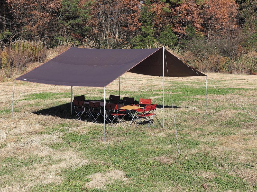 Recta Tarp L Set - Waterproof Camping Tarp for Outdoor Shelter, Hiking, and Emergency Use - Lightweight & Durable Rainfly for Backpacking, Picnics, and Beach Trips