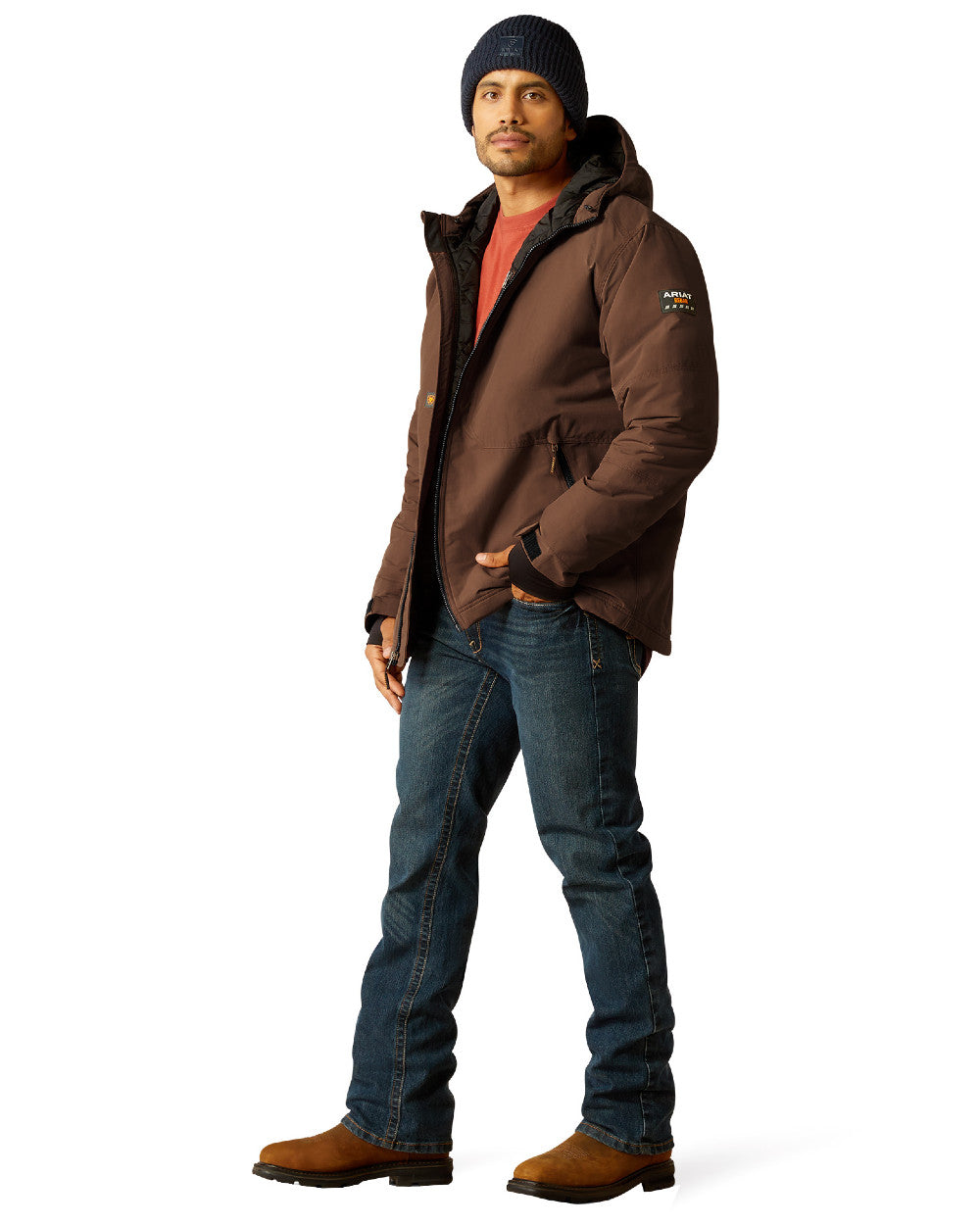 Ariat Rebar Cordura Ripstop Insulated Jacket for Men - Waterproof Winter Work Coat for Outdoor Activities, Hunting & Construction