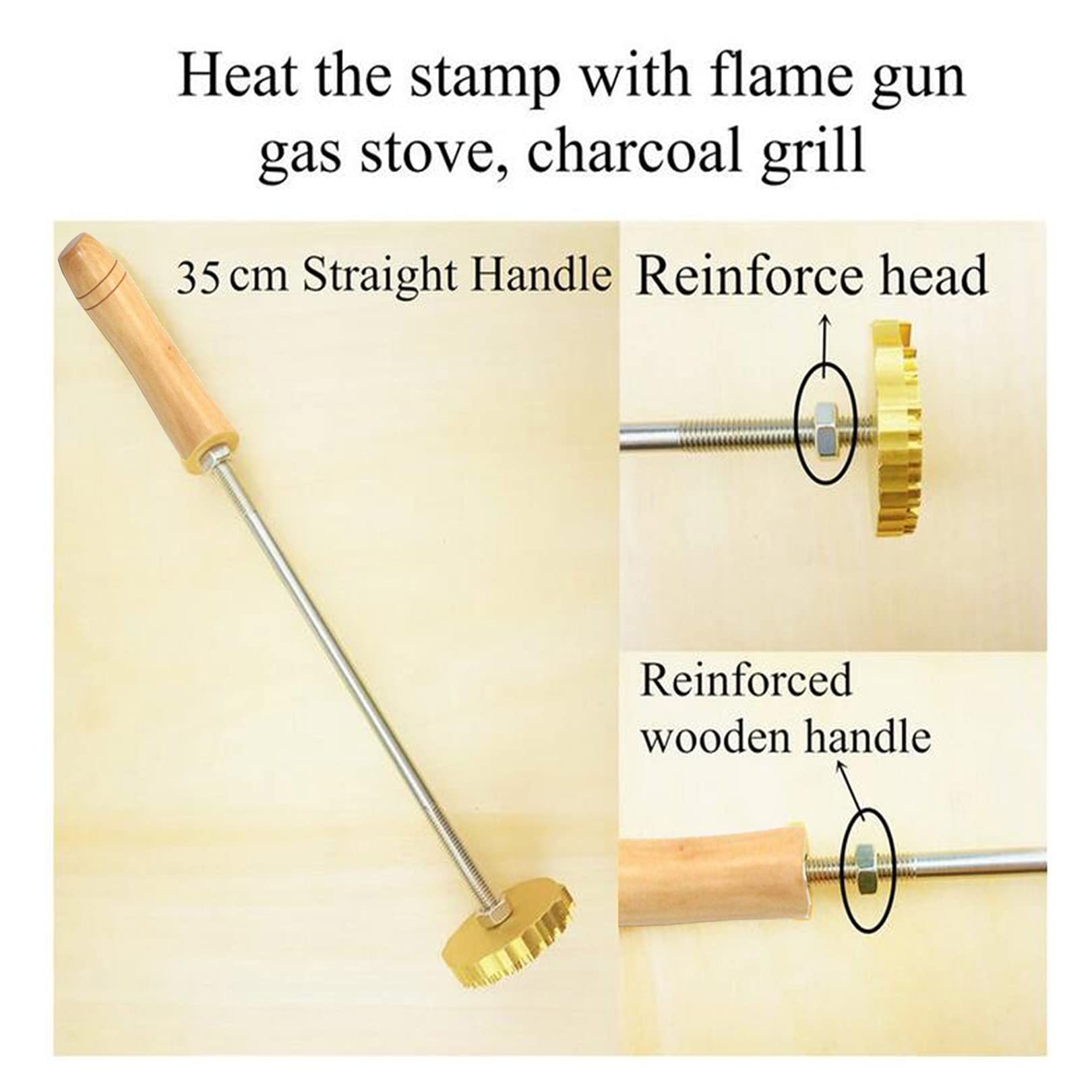 Custom Branding Iron for Wood - Personalized Wedding Gift, Handcrafted 5