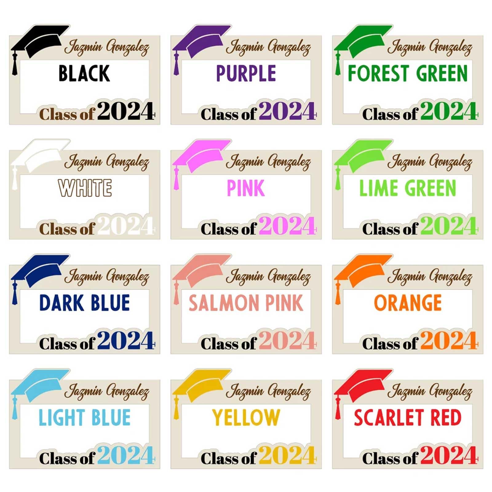 Personalized Wooden Graduation Money Clip - Custom Engraved 2024 Graduation Gift for Him/Her - Unique Cash Gift for Graduates - Perfect for High School & College Graduation Parties