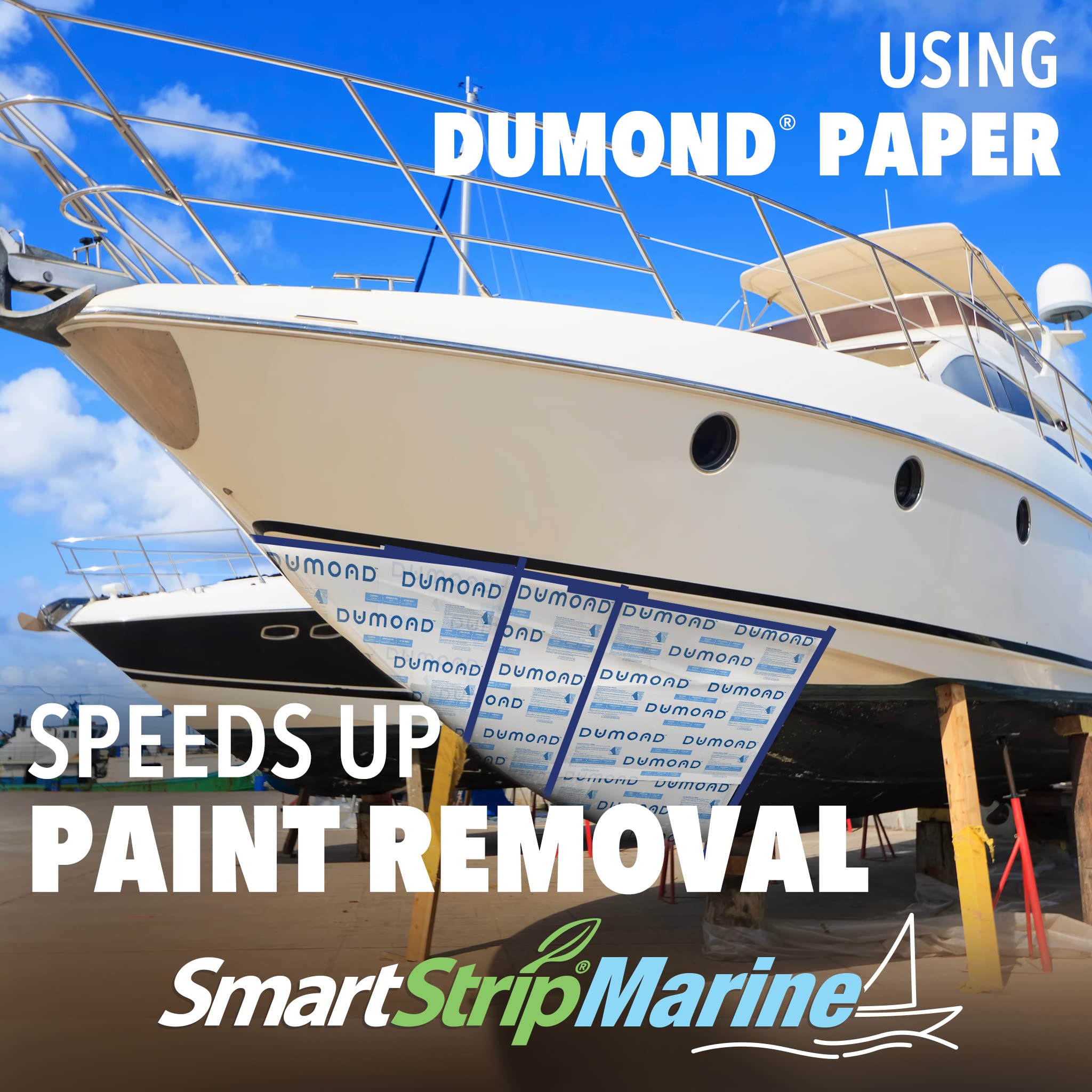 **Dumond Smart Strip Marine Paint Remover – 1 Gallon | Safe for Wood, Fiberglass, Metal & Aluminum Boats | Removes Up to 15 Layers of Polyurethane & Acrylic Coatings | Indoor & Outdoor Use | Perfect for Boat Restoration & Maintenance**