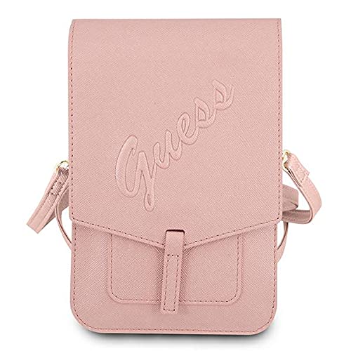 GUESS Women's Rose Saffiano Leather Crossbody Bag - Stylish Designer Handbag for Work, Travel & Evening Out
