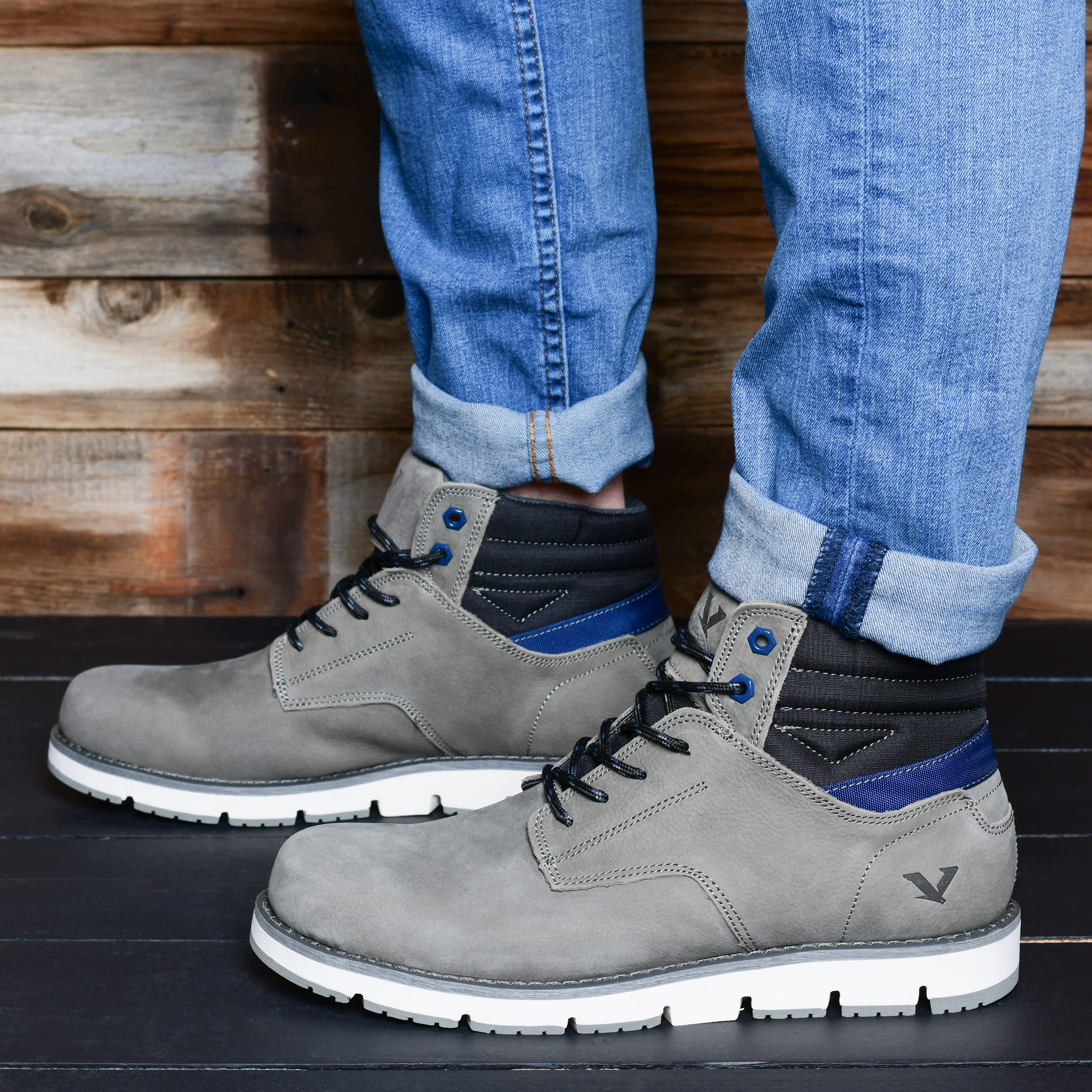 Men's Casual Chukka Boots - Comfortable Leather Ankle Boots for Walking & Outdoor Activities | Perfect for Work, Travel & Everyday Wear