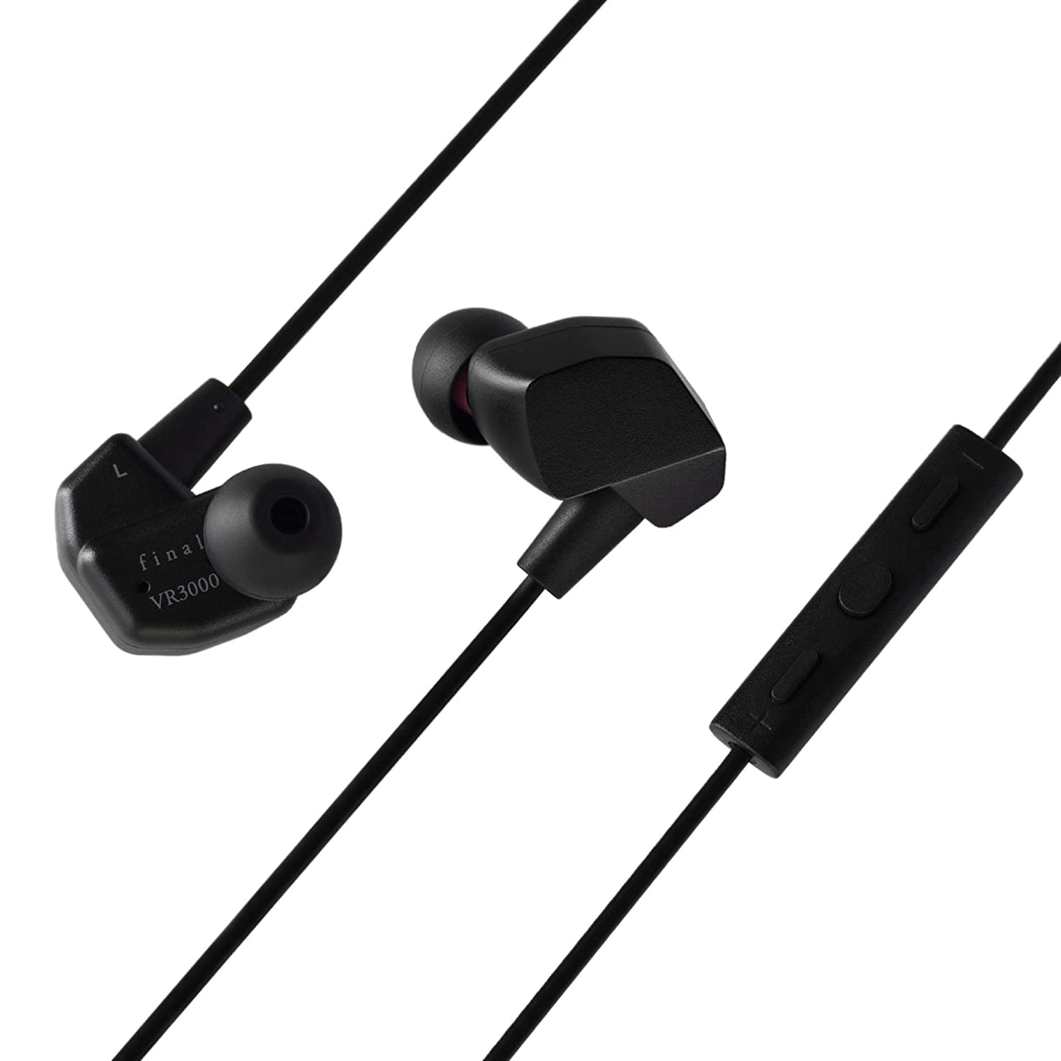 Final Audio VR3000 Gaming Earphones with Microphone & In-Line Controls - Open Box - Perfect for Competitive Gaming, Streaming & Online Meetings