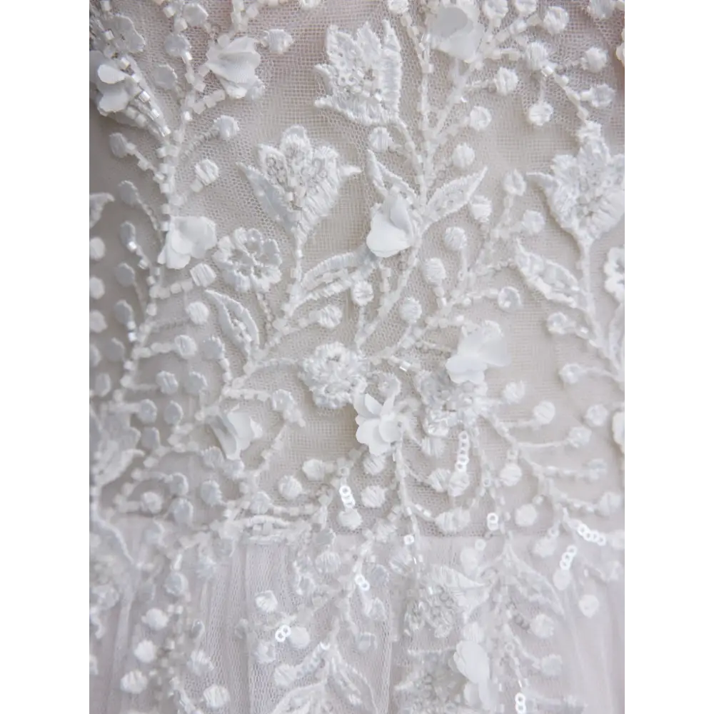 Keisha by Maggie Sottero - Elegant Lace Wedding Dress for Brides | Perfect for Church Ceremonies & Beach Weddings