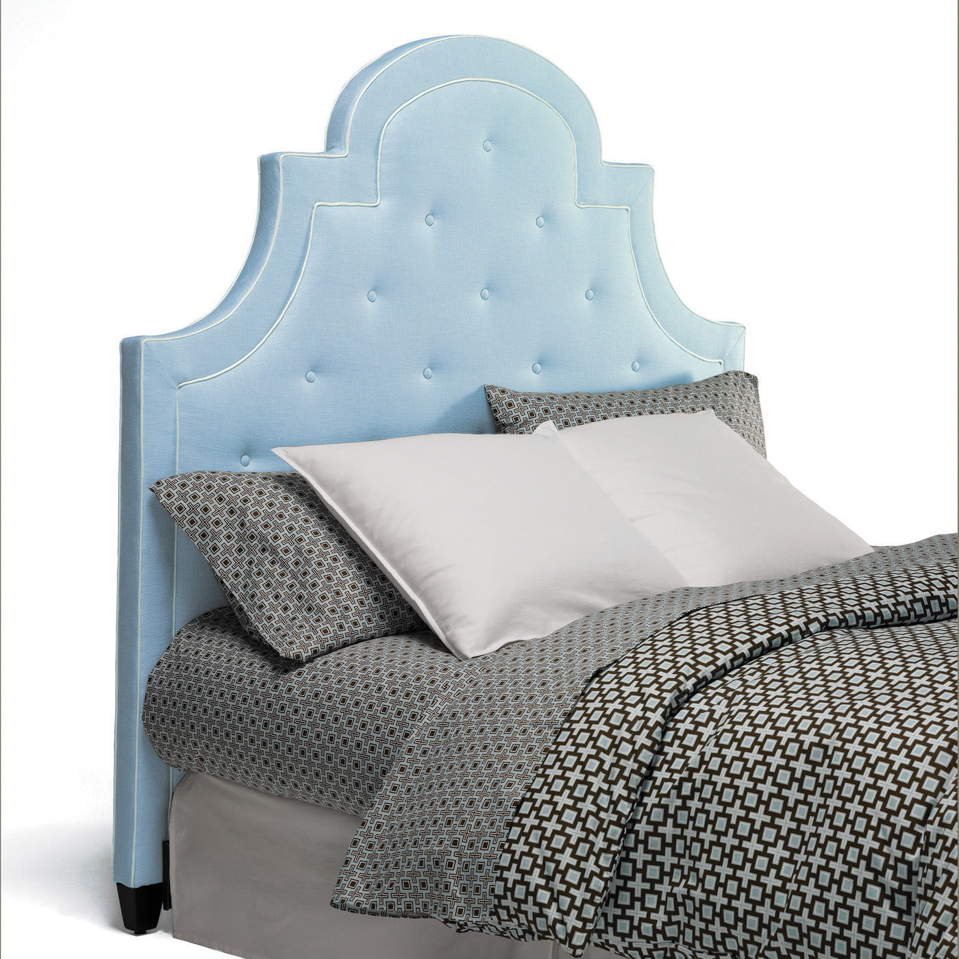 Woodhouse King Headboard - Upholstered Bed Headboard for King Size Beds | Perfect for Master Bedroom Decor & Cozy Bedroom Upgrade