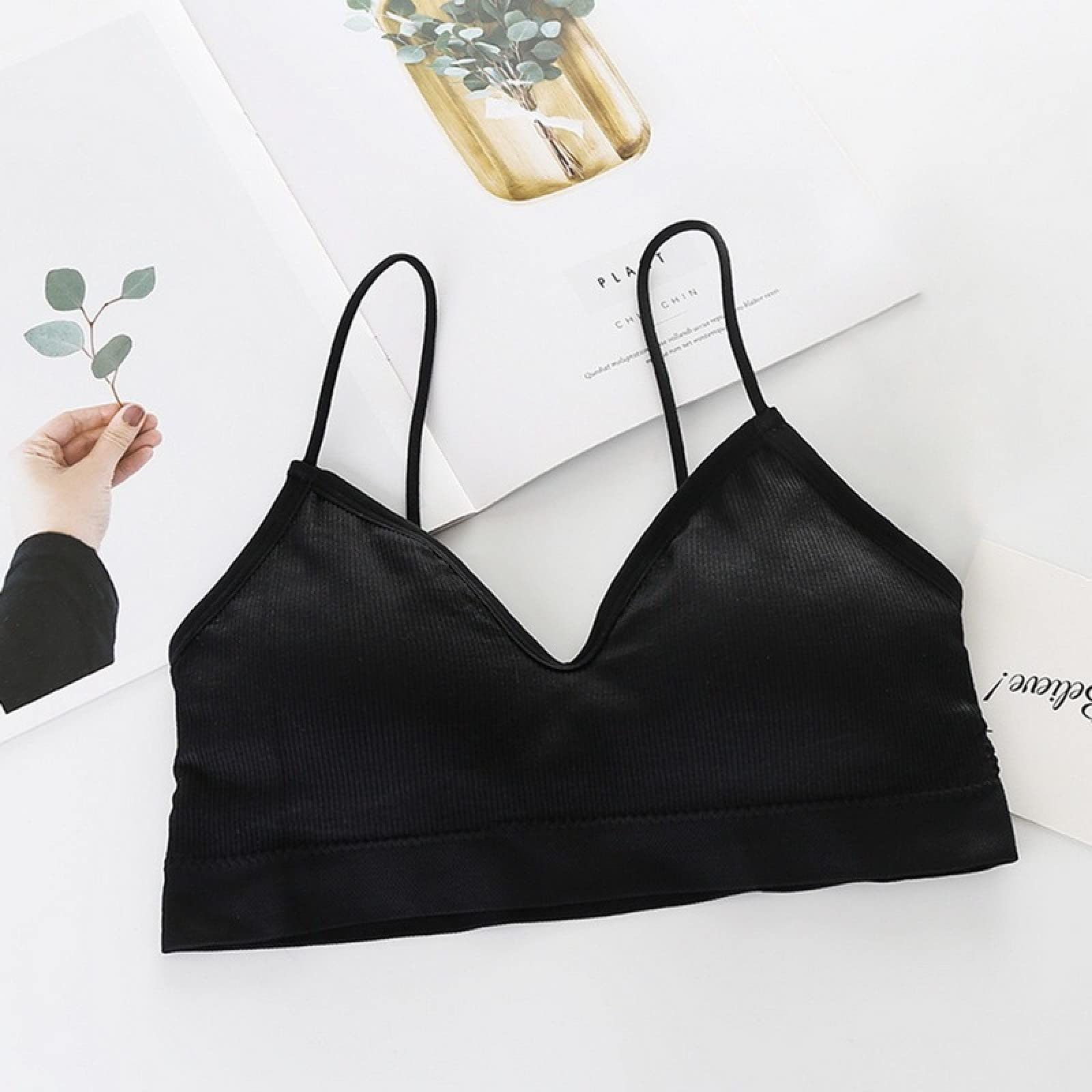 Women's Cotton Sports Bras - Push Up Workout Bra for Running, Gym & Jogging | Comfortable Athletic Underwear for Active Women
