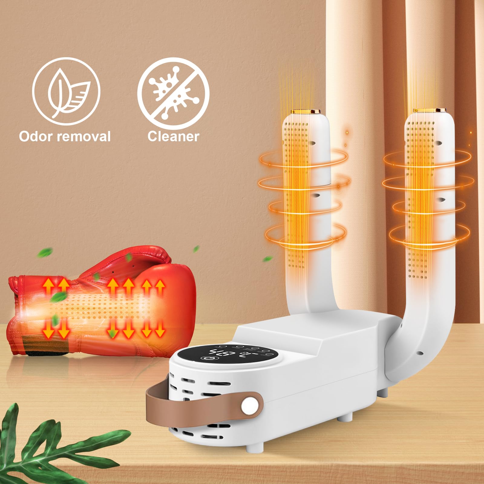 Boxing Gloves Dryer with Intelligent Timer - Odor Eliminating Glove Dehumidifier for Kids & Adults | Perfect for Gym, Home Training & Martial Arts Practice
